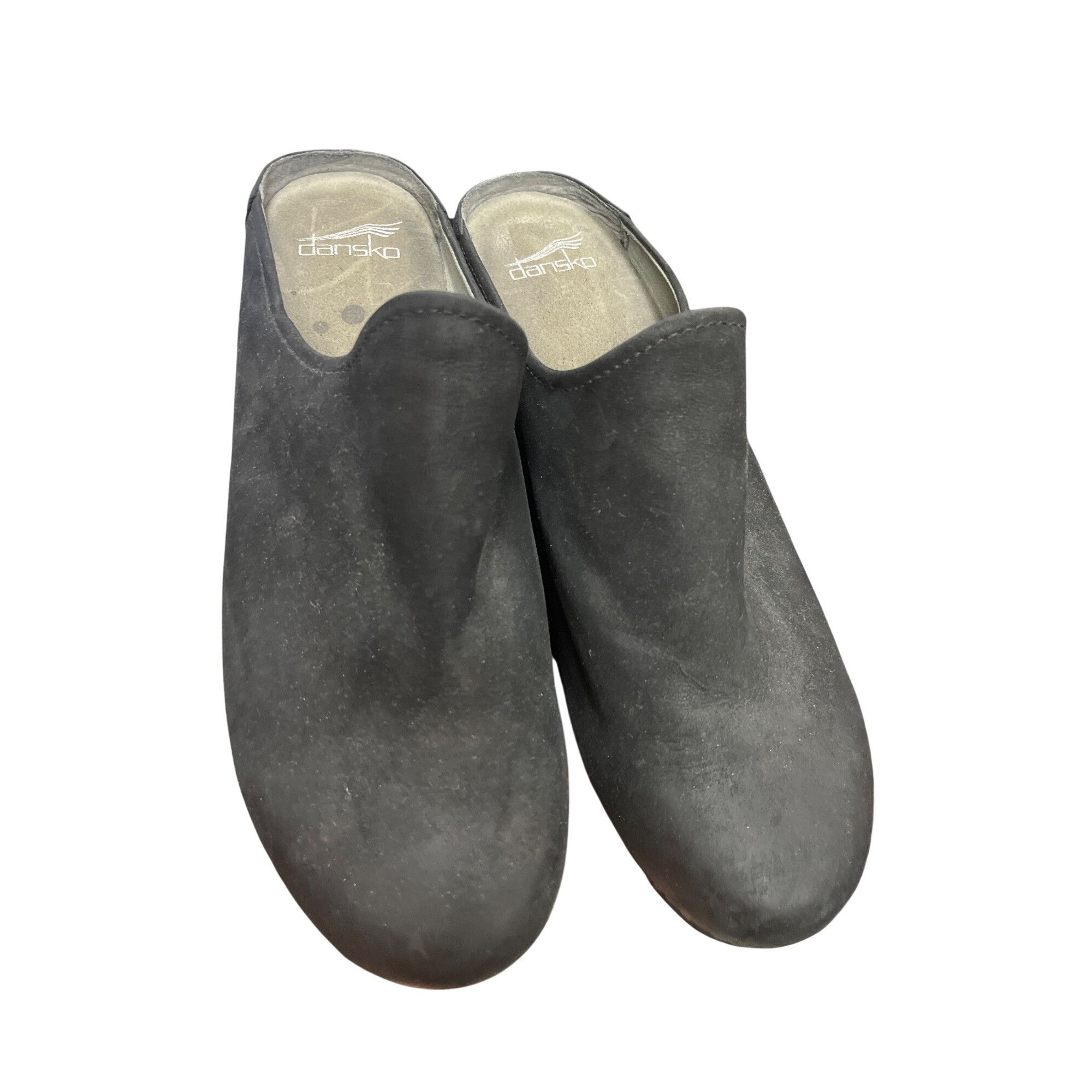 Dansko Dansko wms black leather slip on sandals mules clogs size 10 Size US 10.5 / IT 40.5 - 17 Thumbnail