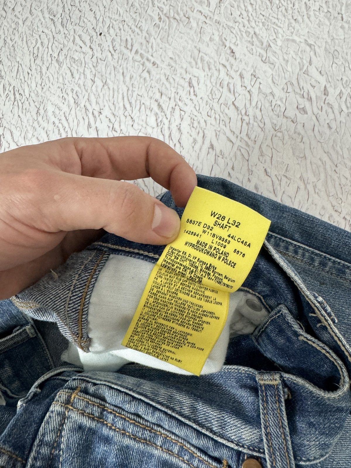 Vintage Wrangler Shaft jeans vintage banana tapered style Size US 28 / EU 44 - 11 Thumbnail