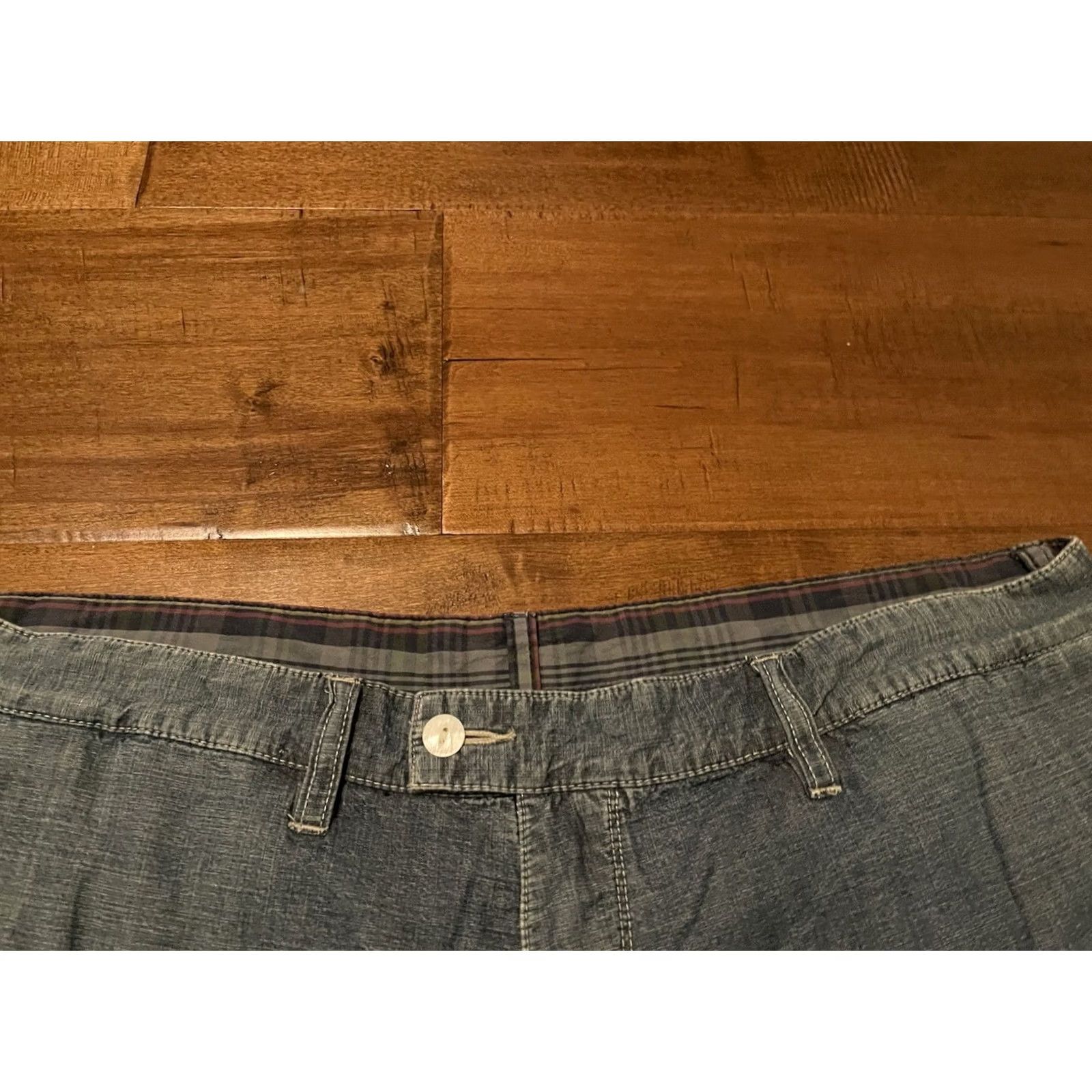 Polo Ralph Lauren Polo Ralph Lauren Marine Yacht Club Chambray Madras Reversible Shorts Men's 36 Size US M / EU 48-50 / 2 - 2 Thumbnail