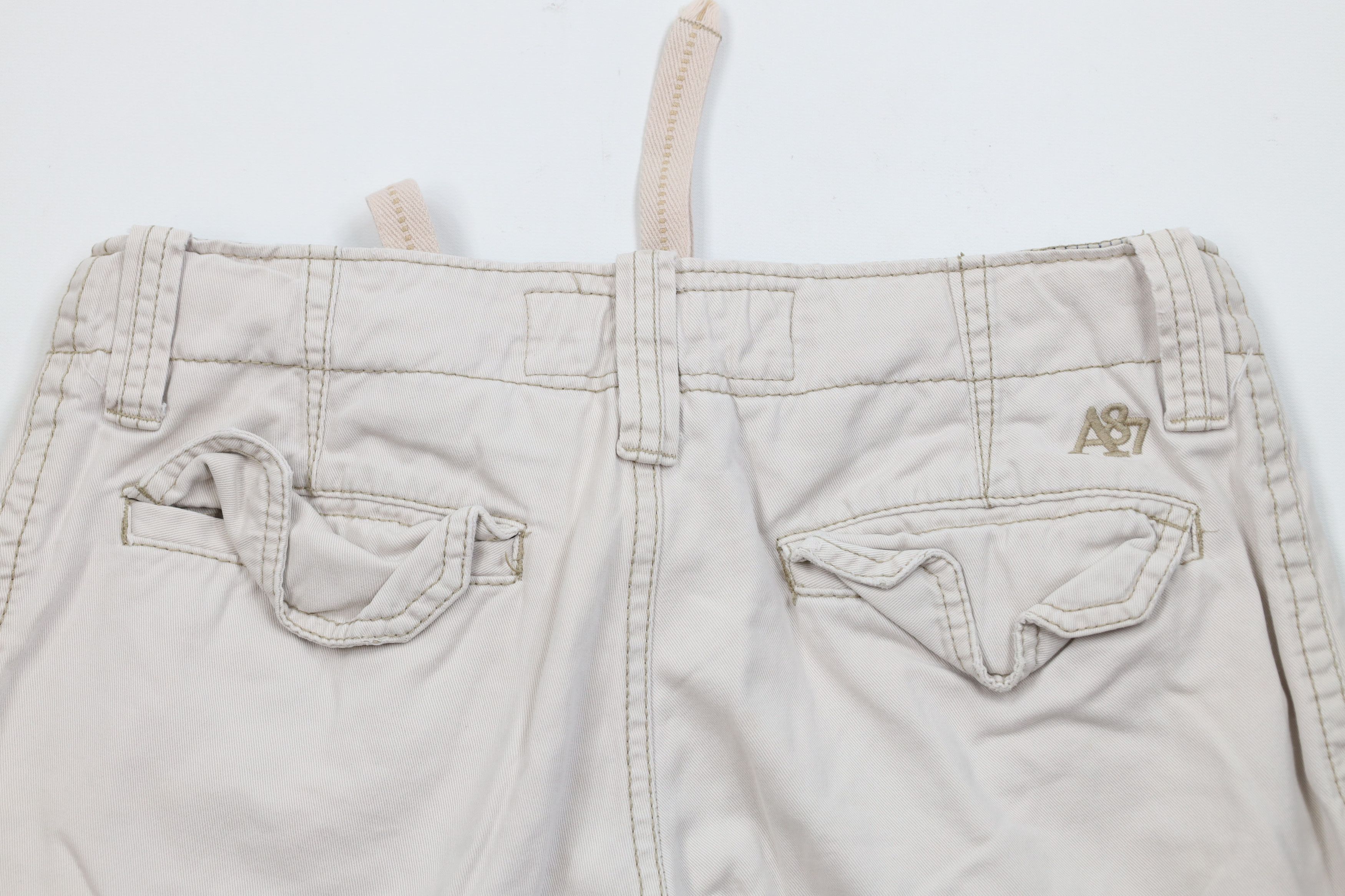 Aeropostale Vintage Aeropostale Heavyweight Cargo Shorts Beige Cotton Size US 30 / EU 46 - 12 Thumbnail