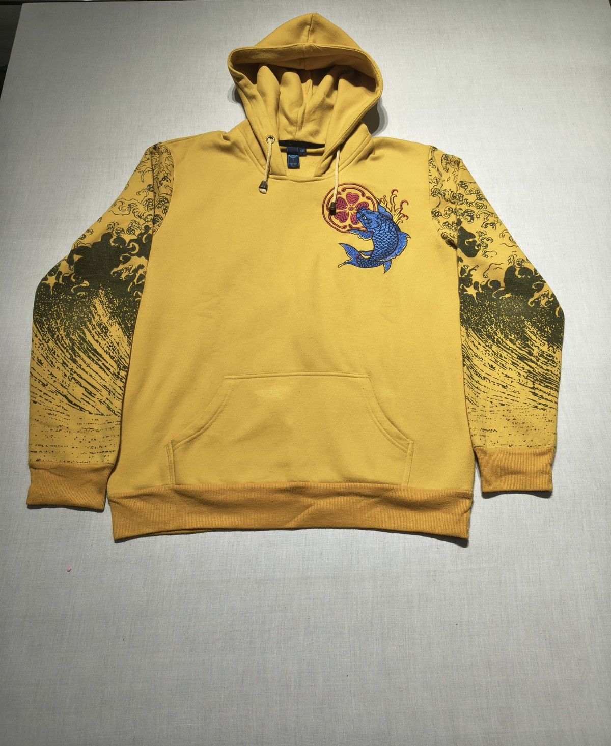 Japanese Brand NIPPON BLUE JAPANESE BLOSSOM KOI FISH EMBROIDERY HOODIE(028) Size US S / EU 44-46 / 1 - 1 Thumbnail