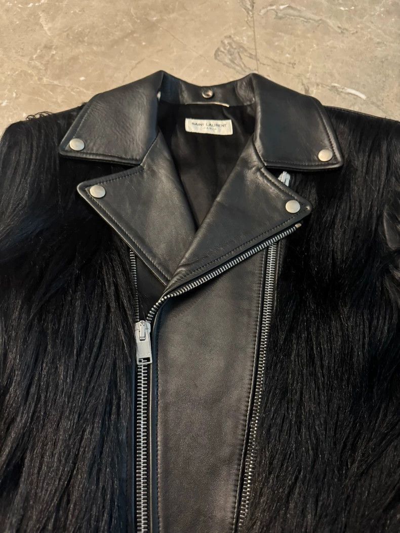 Hedi Slimane Saint Laurent Hedi Slimane Leather Jacket- Size US M / EU 48-50 / 2 - 4 Thumbnail