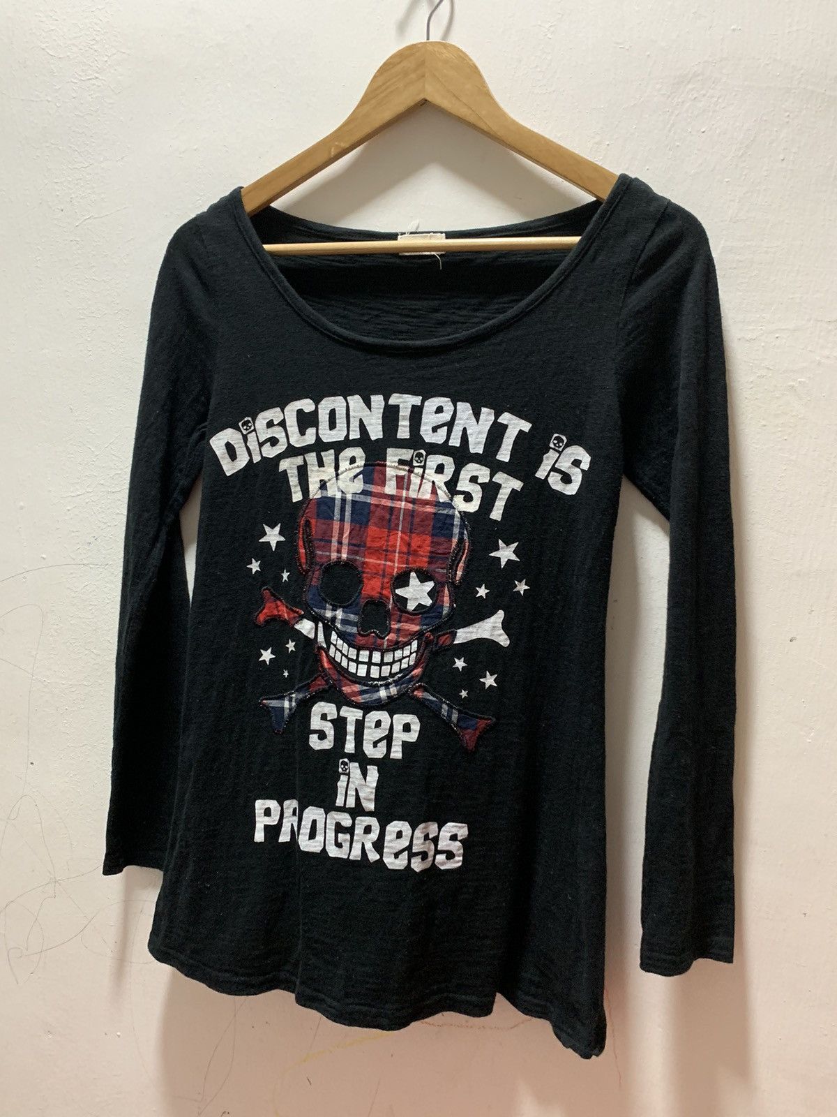 Japanese Brand Japanese Brand Skull Logo Sleeve Shirt design rare Size M / US 6-8 / IT 42-44 - 6 Thumbnail