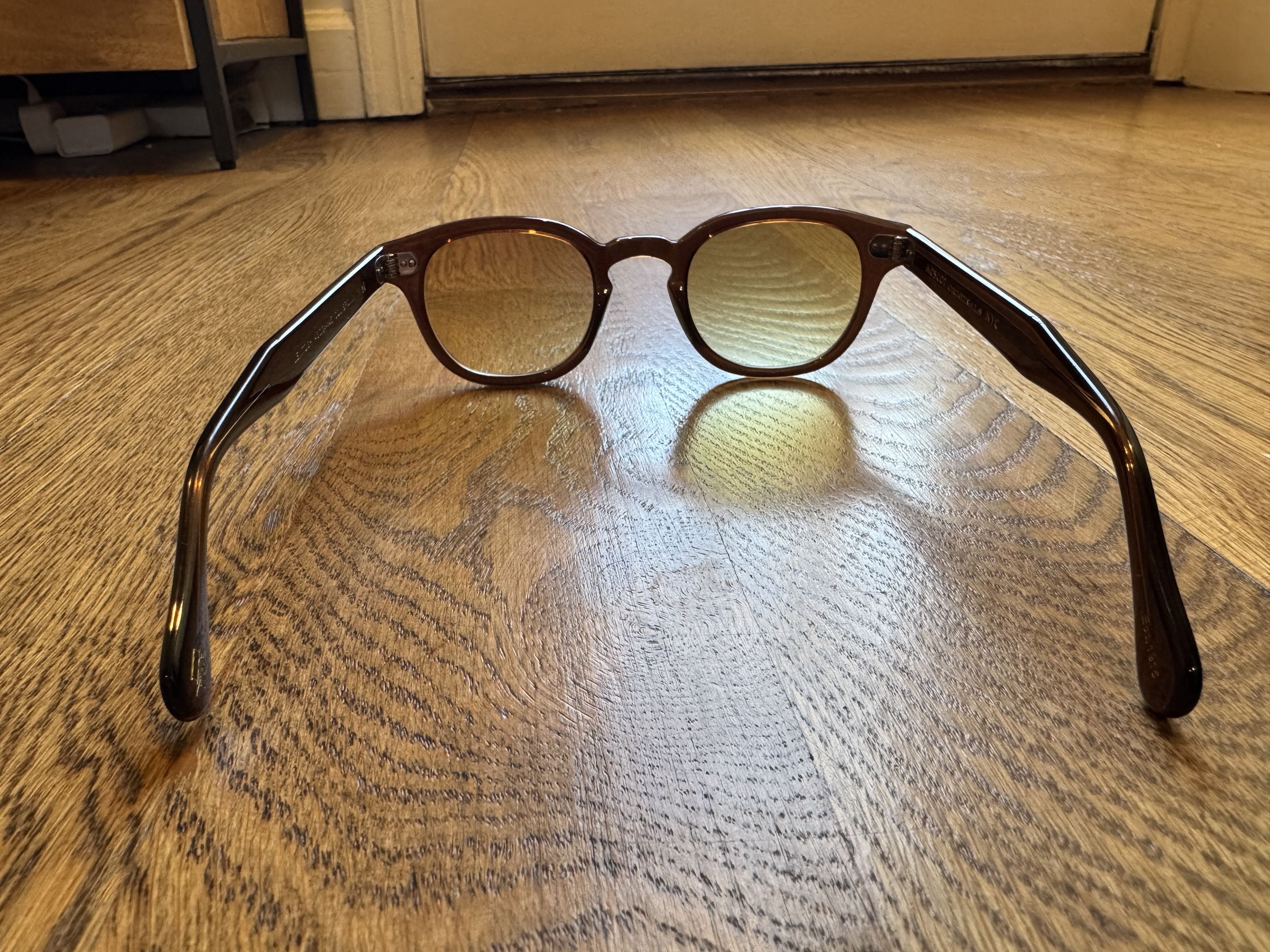 Moscot Moscot Lemtosh Monochrome Brown Sunglasses 46 mm (Average) Size ONE SIZE - 7 Thumbnail