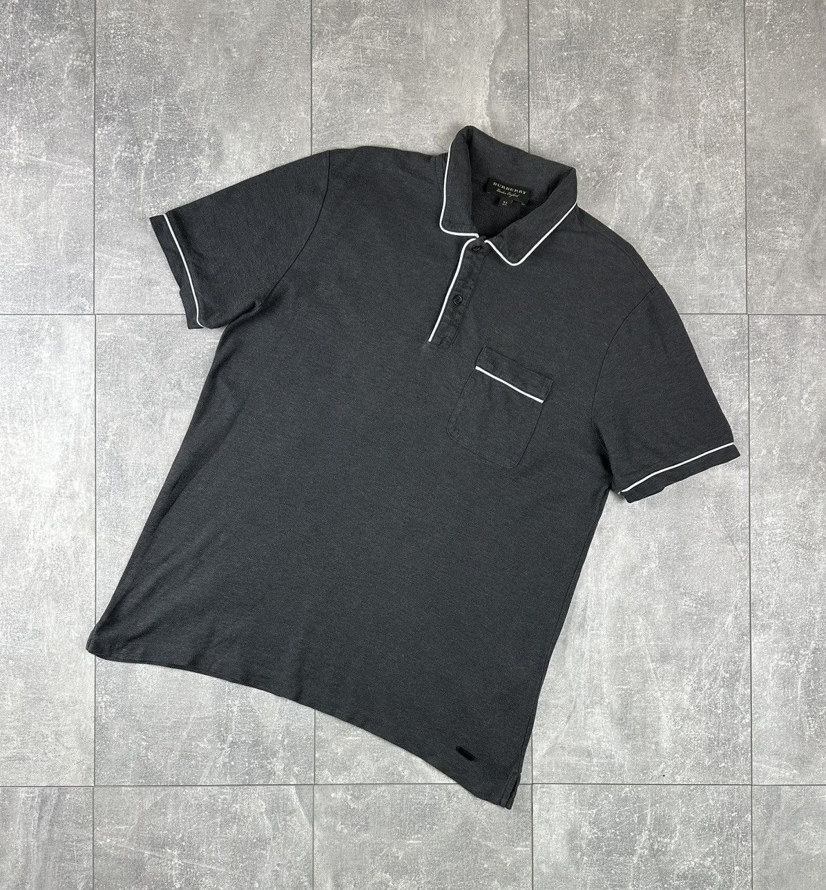 Burberry Burberry Black Label Mens Luxury Polo T-Shirt Size US XL / EU 56 / 4 - 1 Thumbnail