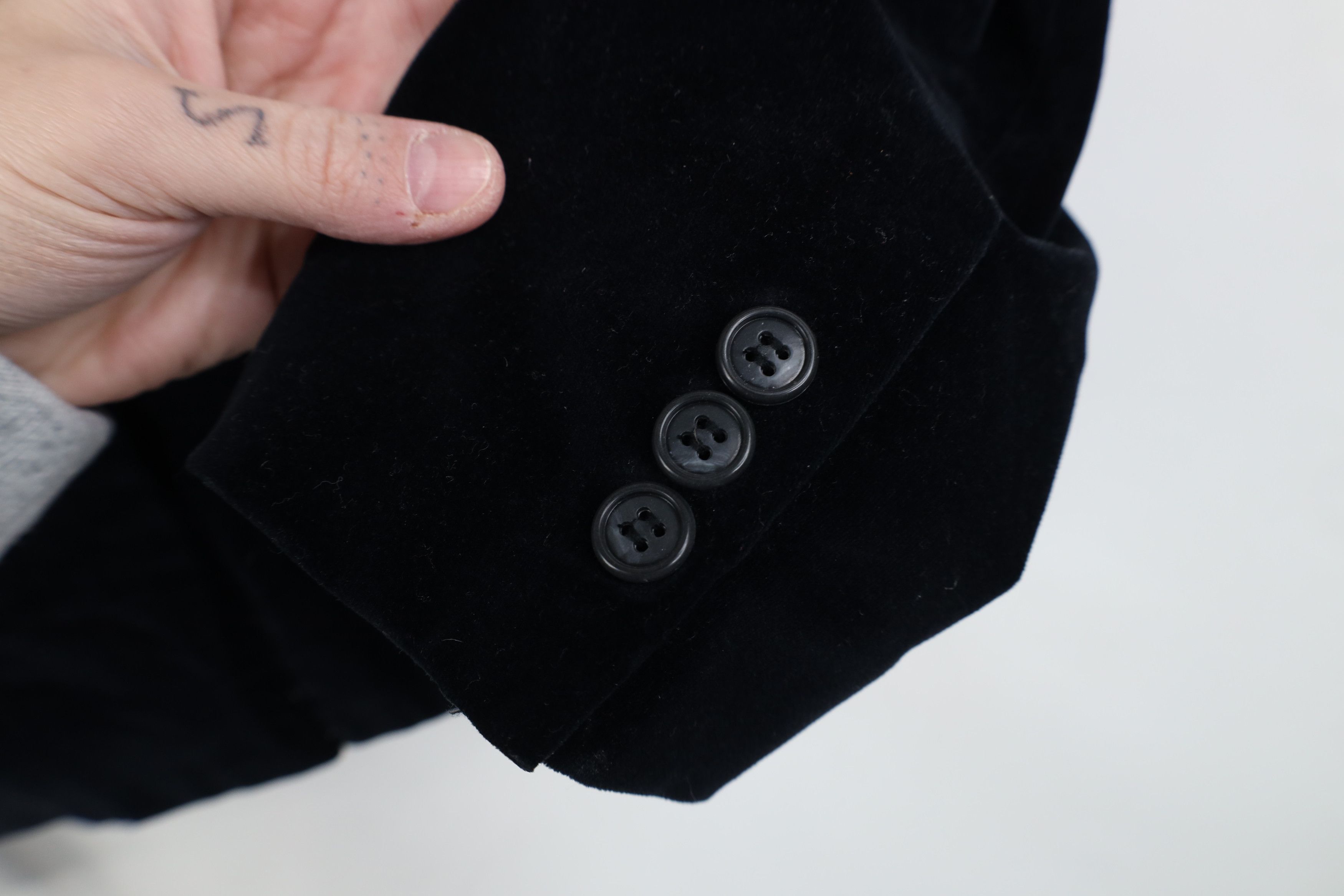 Vintage Vintage 60s 70s Streetwear Button Blazer Suit Jacket Black Size M / US 6-8 / IT 42-44 - 9 Thumbnail