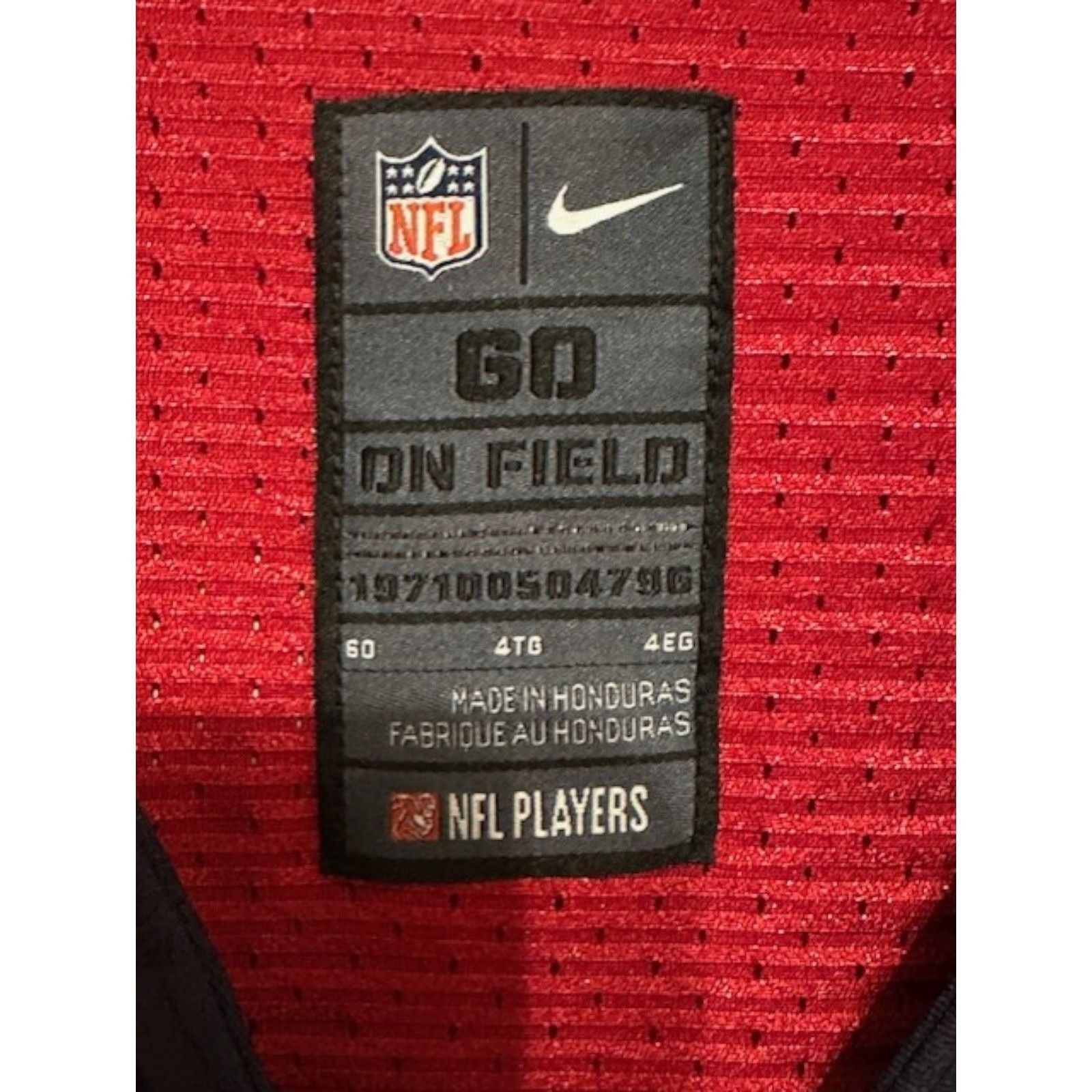 Nike Nike NFL Houston Texans On Field Blank Player Limited Jersey Size US XXL / EU 58 / 5 - 5 Thumbnail