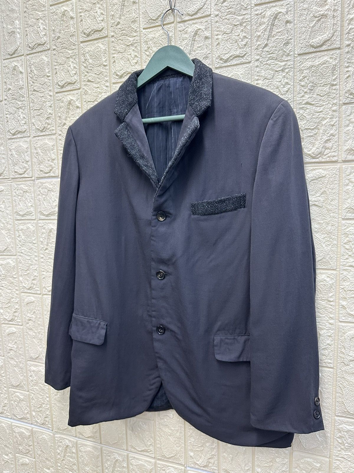 Designer × Y's for Men × Yohji Yamamoto Ys For Men Yohji Yamamoto Blazer Jacket MJ90 Size 36S - 2 Thumbnail