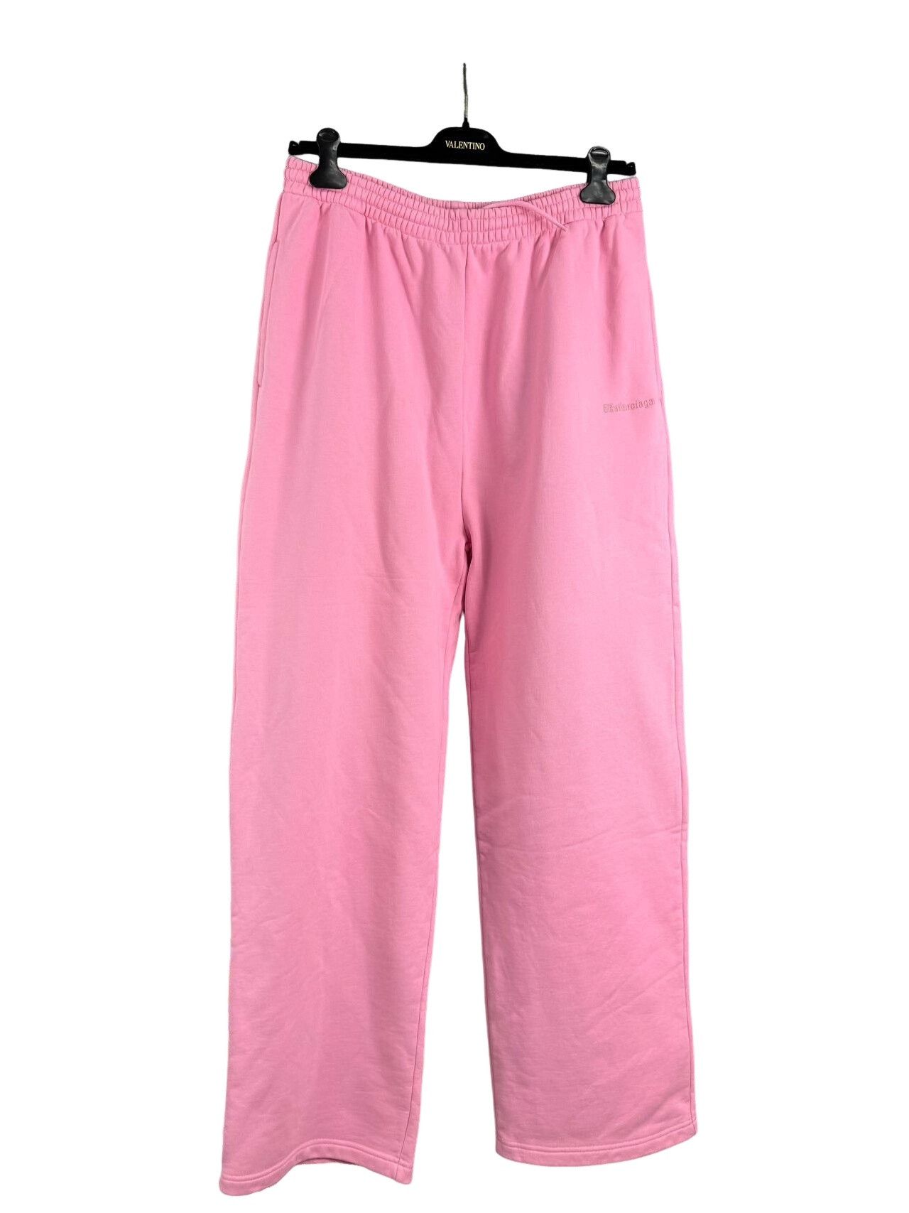 Balenciaga Balenciaga Pink Embroidered Logo Sweatpants M Size US 32 / EU 48 - 1 Thumbnail