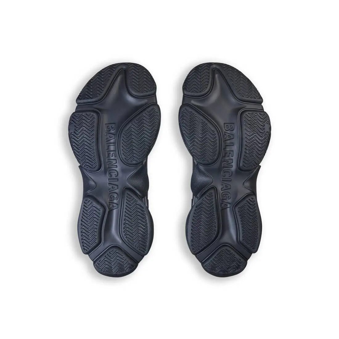 Balenciaga o1bcso1str1224 Triple S Mold Sneakers in Black Size US 10 / IT 40 - 7 Thumbnail