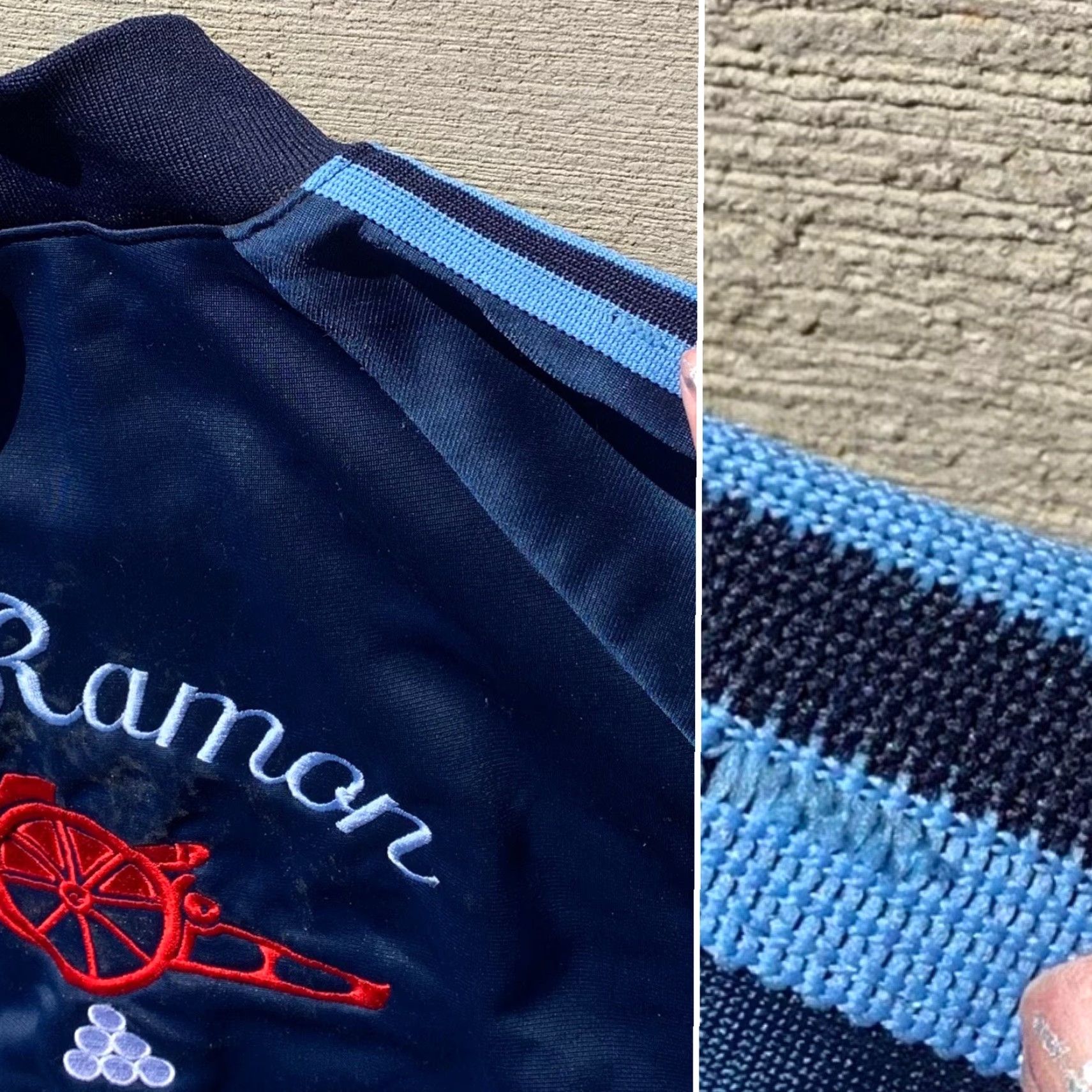 Vintage VINTAGE Purcells Activewear Track Jacket San Ramon Arsenals L Blue Men's Shirt or Jacket Size US L / EU 52-54 / 3 - 7 Thumbnail