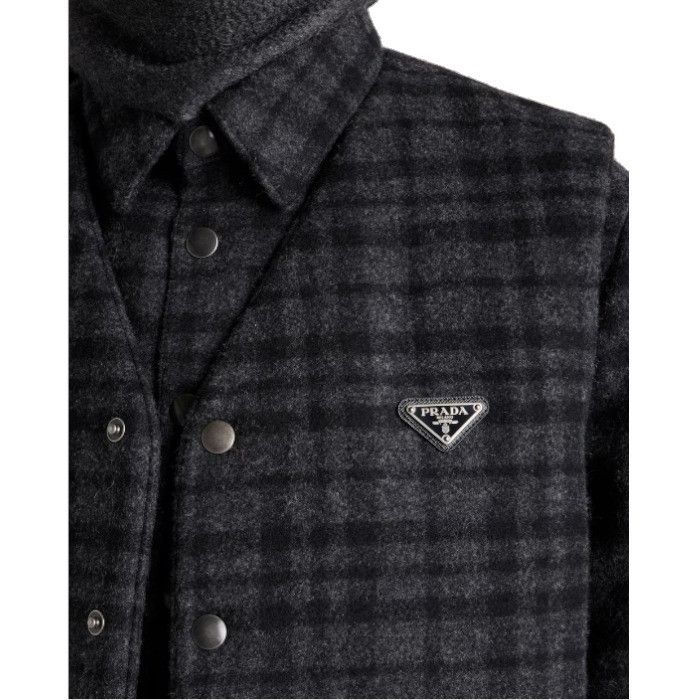 Prada o1mt1gz0925 Plaid Wool Vest in Multicolor Size US S / EU 44-46 / 1 - 4 Thumbnail