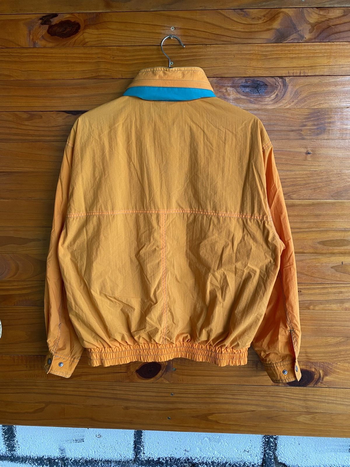 Vintage Vintage Adria Sports Nylon Jacket – Orange & Teal Line Size US M / EU 48-50 / 2 - 11 Thumbnail