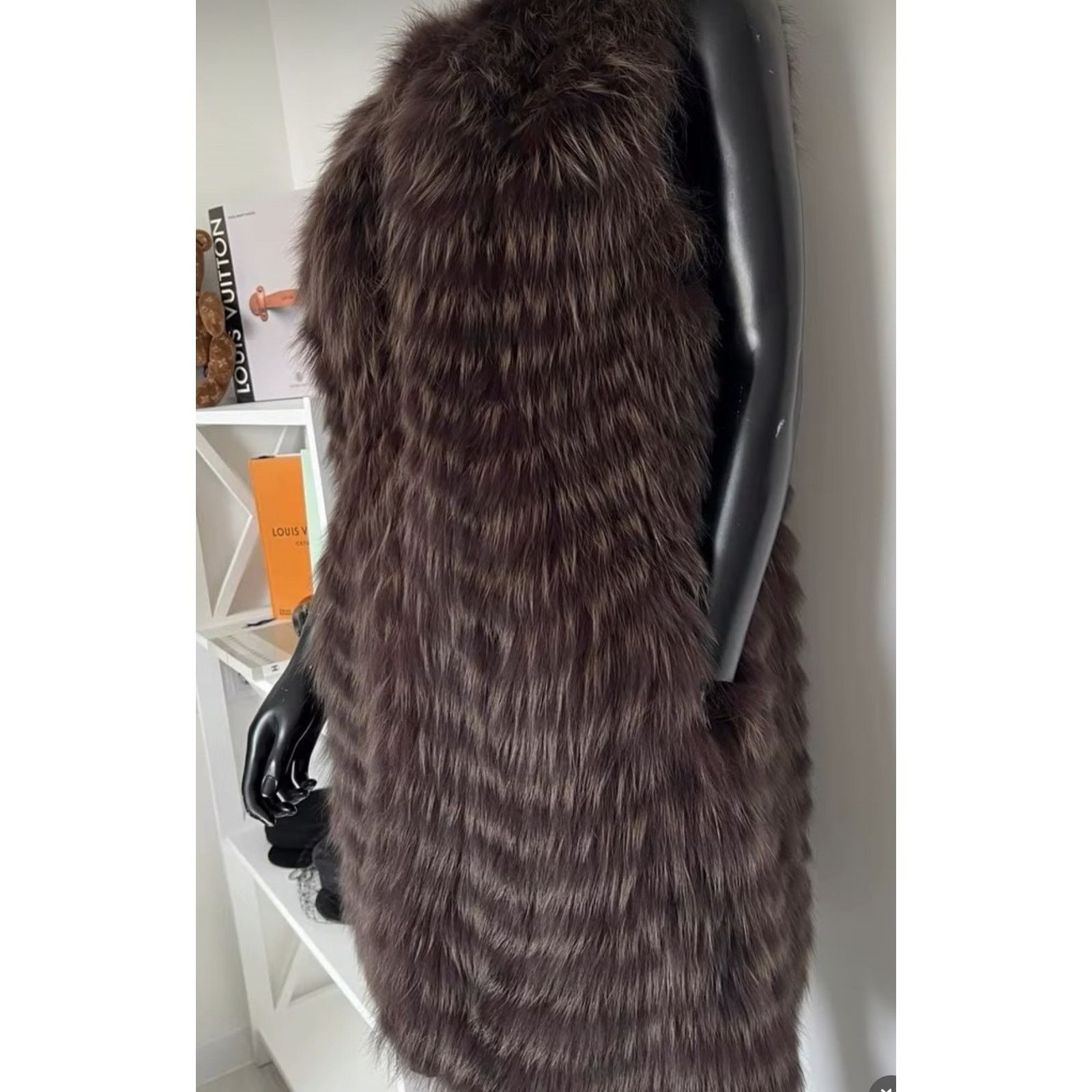 Dior Christian Dior Sleeveless Fox Fur Coat Size 38 - Excellent Size S / US 4 / IT 40 - 3 Thumbnail