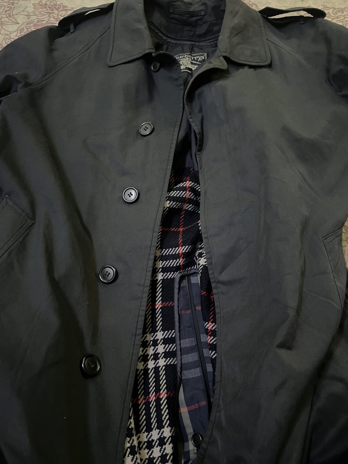 Burberry VINTAGE BURBERRYS'90s ARCHIVE SANYO SHOKAI TRENCH COAT CTK83 Size US XL / EU 56 / 4 - 24 Thumbnail