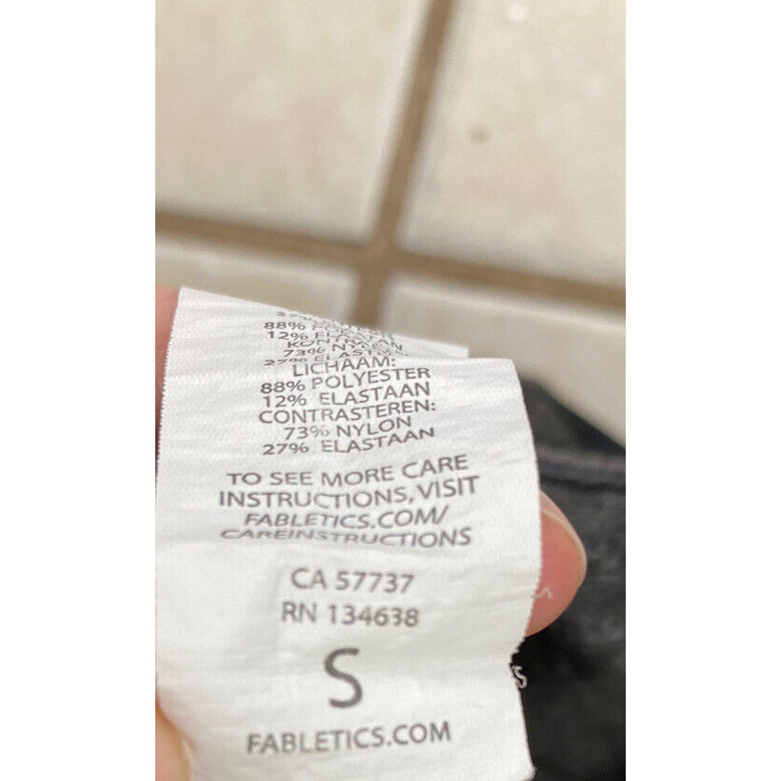 Fabletics Fabletics Mid-Rise Charcoal Camo Powerhold Leggings Pockets Size 24" / US 00 / IT 34 - 8 Thumbnail