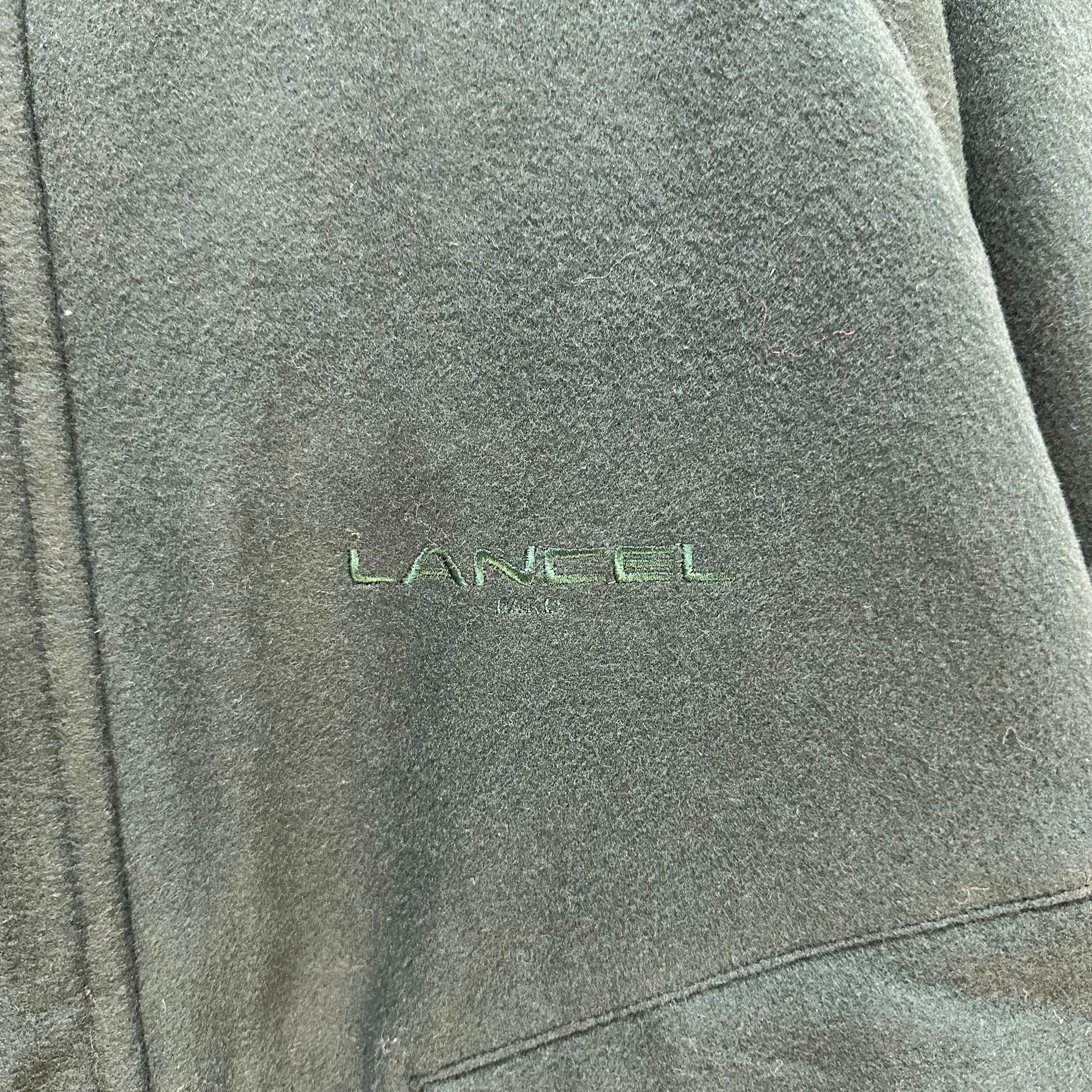 Lancel LANCEL Paris Embroidery Logo Green Wool Jacket #A46-1085 Size US M / EU 48-50 / 2 - 3 Thumbnail