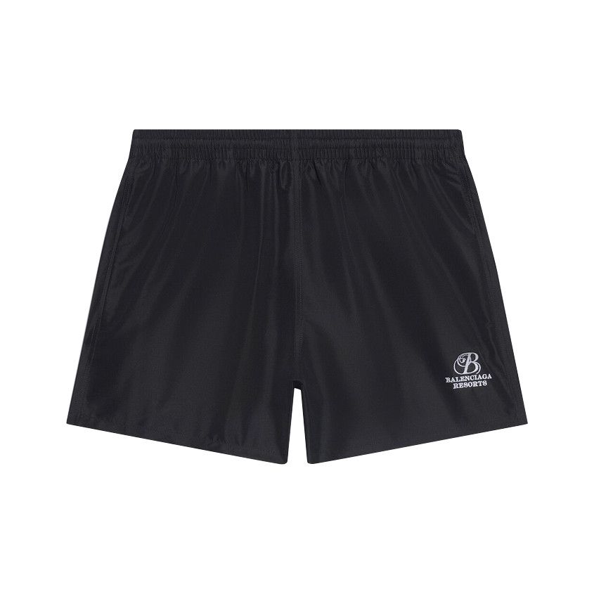 Balenciaga Balenciaga Logo Print Swim Shorts US 32 Size US 32 / EU 48 - 1 Thumbnail