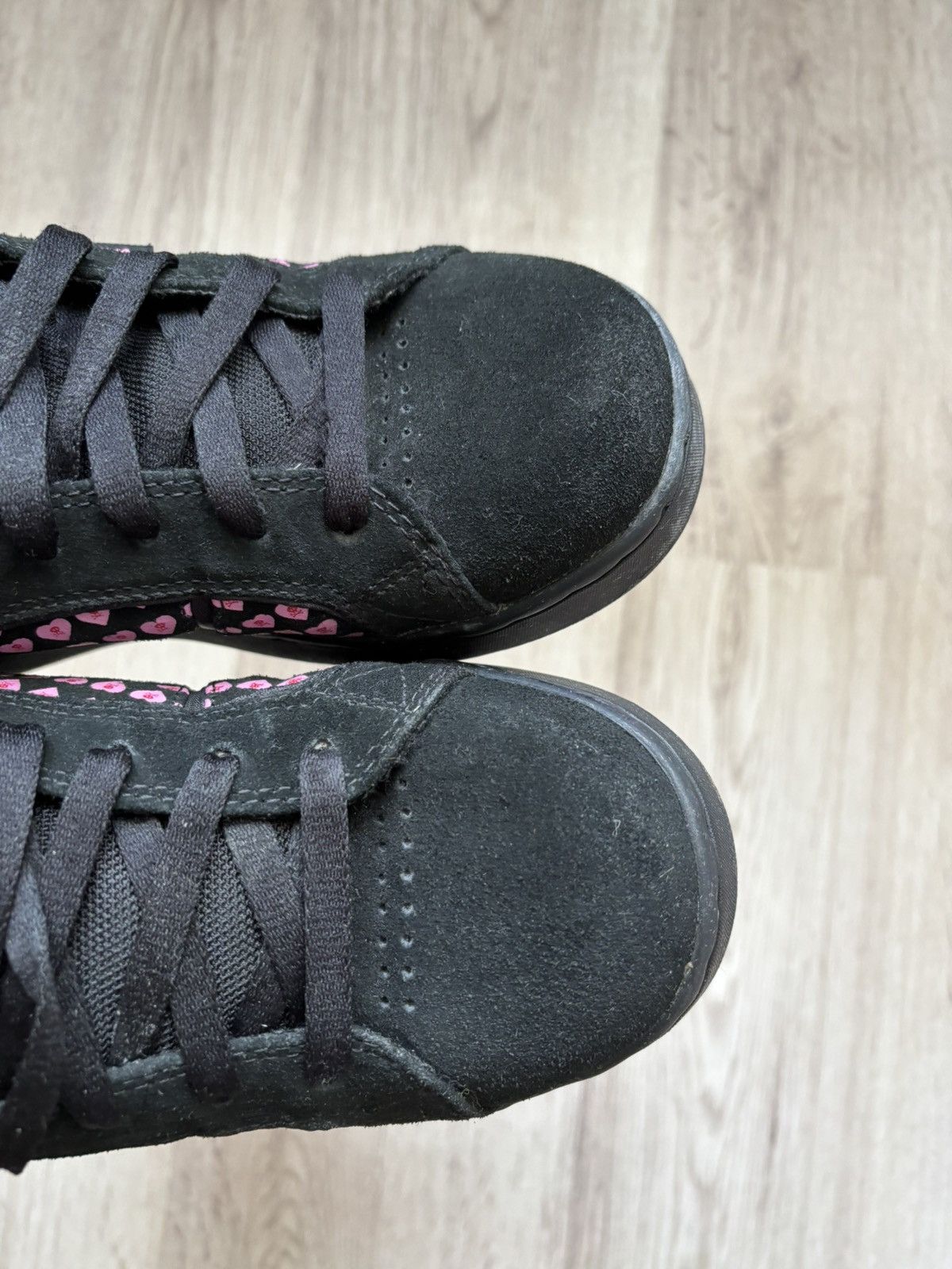 Vans Vans Decline Women’s 6.5 Pink Heart Skull Rare 2009 Y2K Emo Size US 6.5 / IT 36.5 - 4 Thumbnail