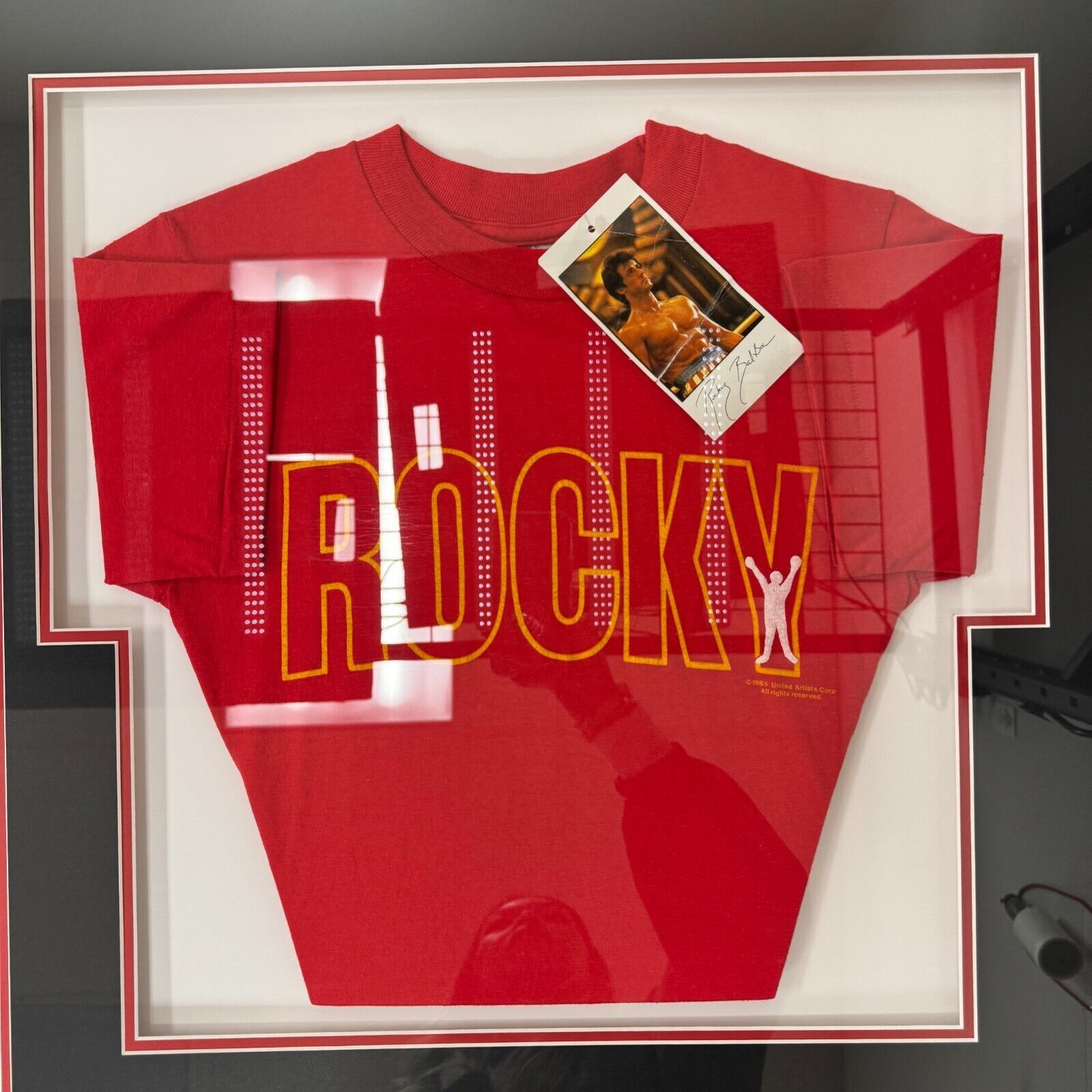 Other 1976 Rocky Movie Memorabilia Framed Shirt Poster Vinyl Album Size US XXL / EU 58 / 5 - 4 Thumbnail