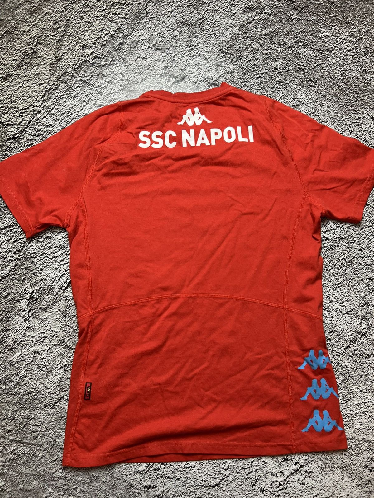 Kappa Kappa Napoli football t shirt jersey Size US M / EU 48-50 / 2 - 4 Thumbnail