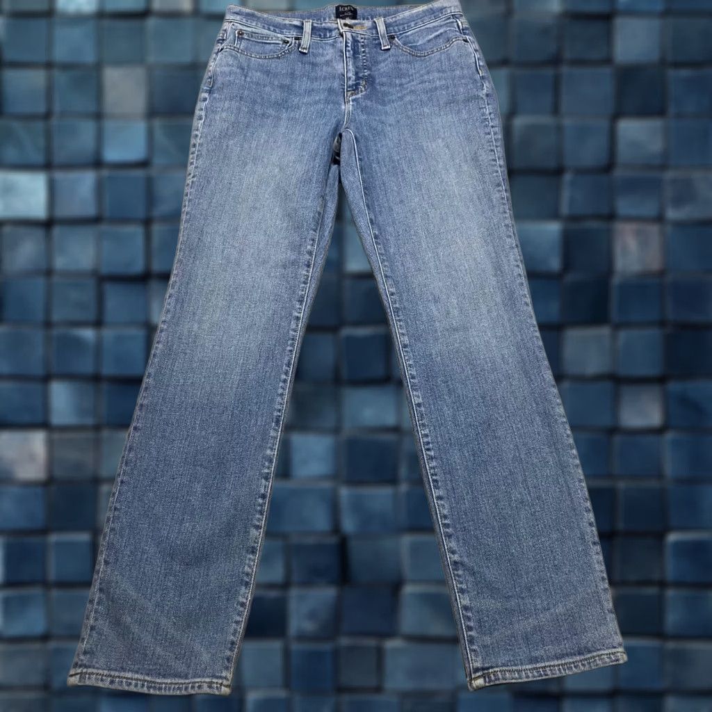 J.Crew J.CREW Jeans Womens 25 Blue Medium Wash Slim Boyfriend High Rise Denim 5-Pocket Regular Color Blue Jeans Size 42" / US 20 - 1 Thumbnail