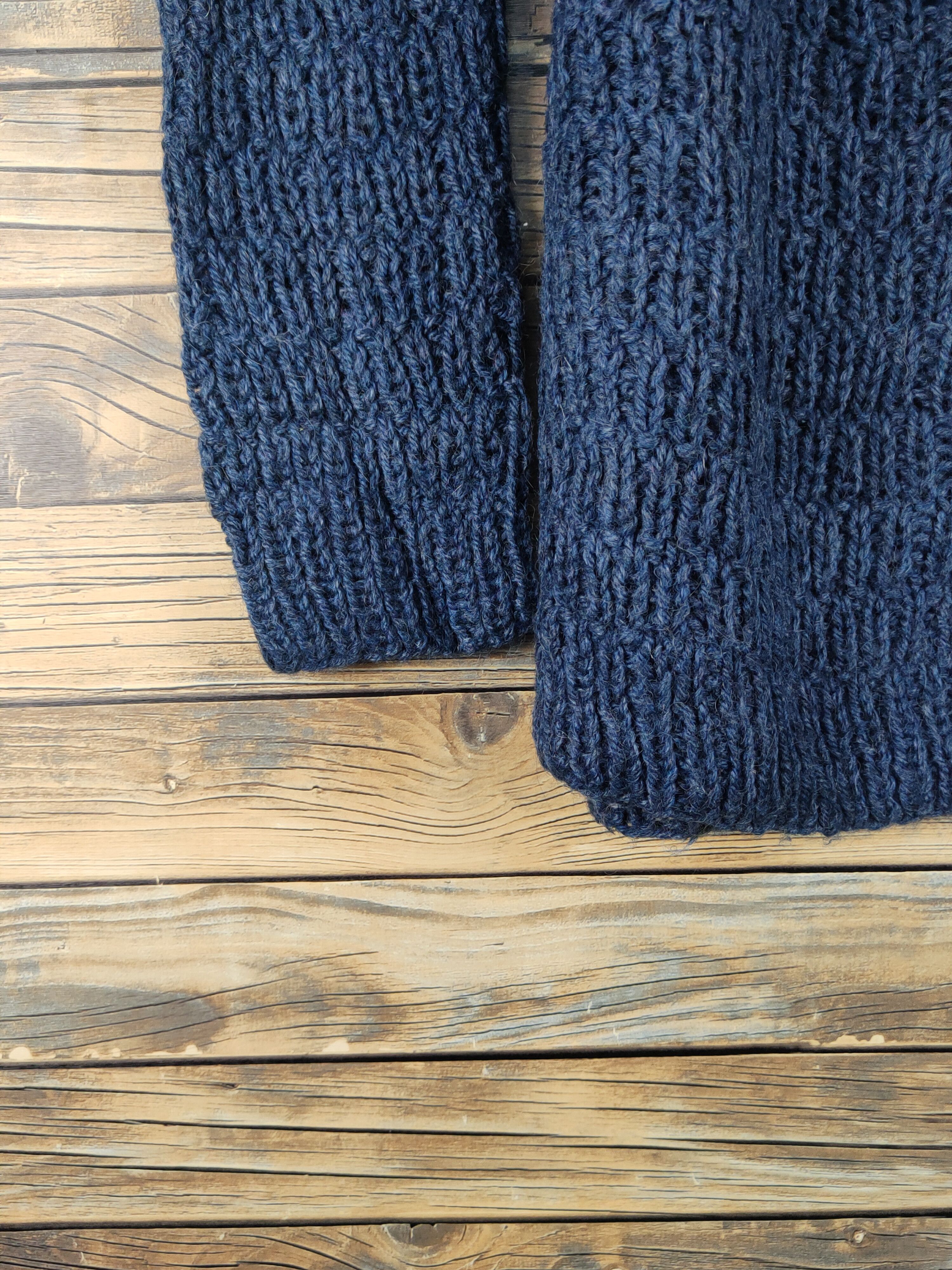 Japanese Brand × Vintage Japanese Brand Navy Knitwear Sweaters #W1253 Size US L / EU 52-54 / 3 - 4 Thumbnail