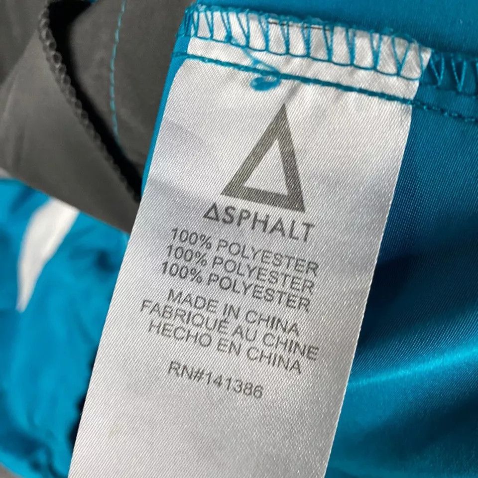 Asphalt Asphalt Windbreaker Jacket Men's Small 1/2 Zip Hooded S Size US S / EU 44-46 / 1 - 6 Thumbnail