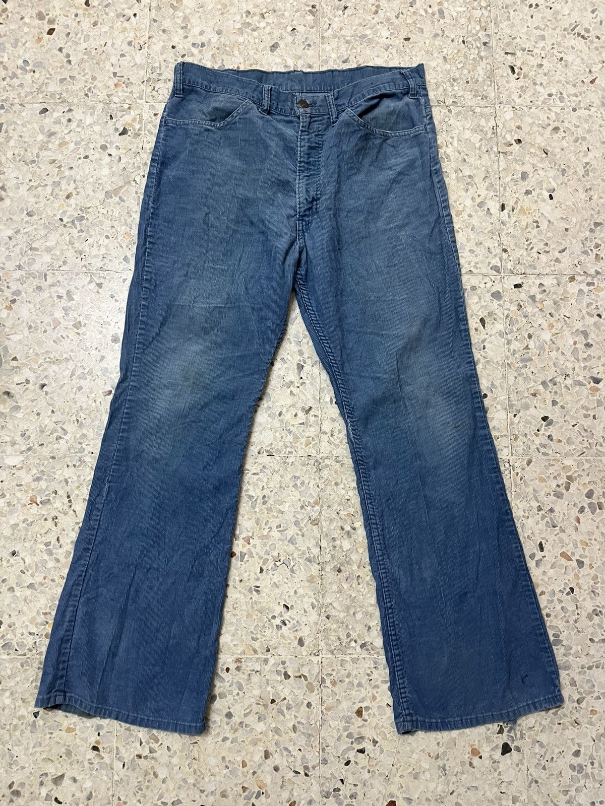 True Vintage 70’s Levi’s 646 corduroy flared bootcut jeans