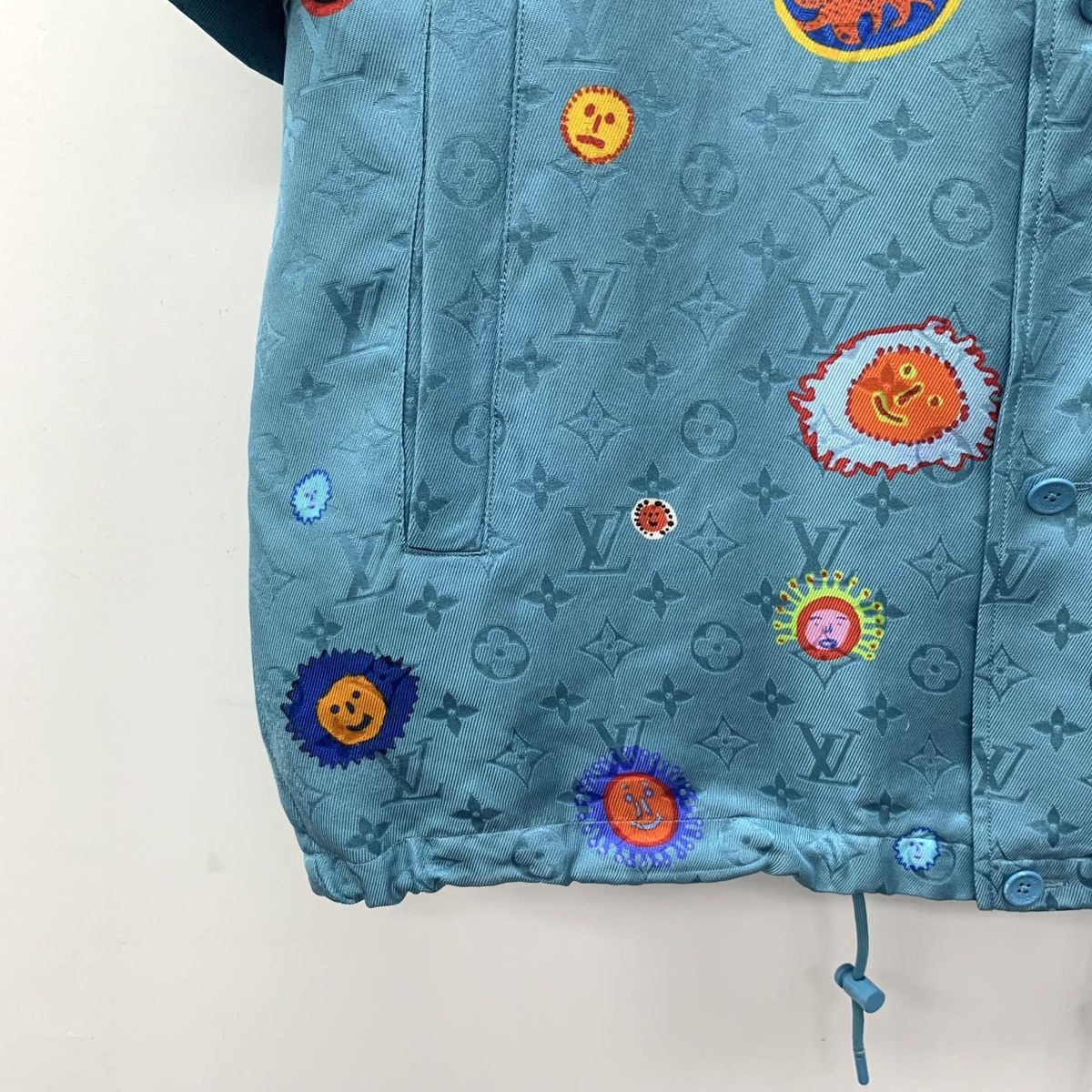 Louis Vuitton Louis Vuitton xYayoi Kusama Blue Shirt Size US L / EU 52-54 / 3 - 4 Thumbnail