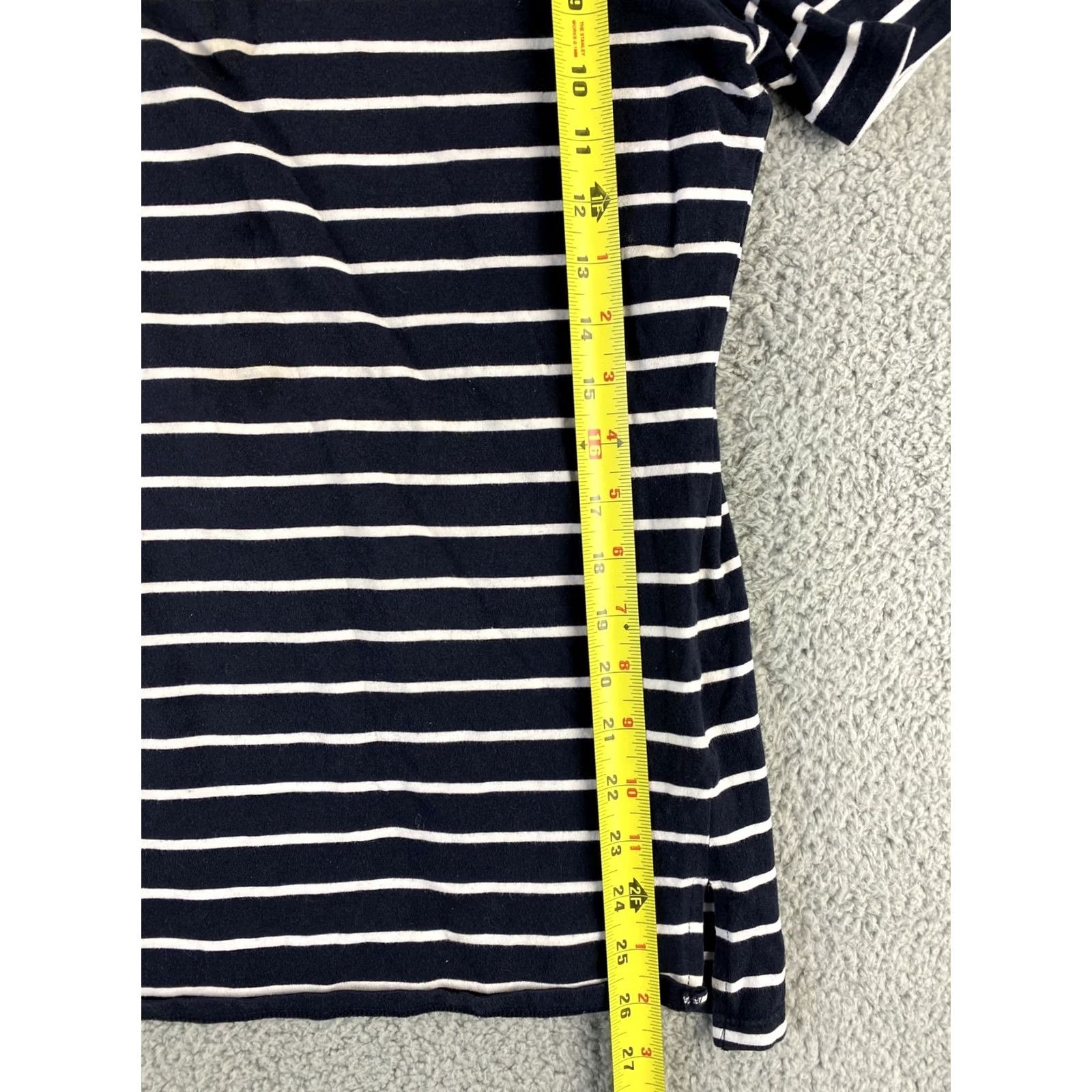 Michael Kors Michael Kors T Shirt Women’s Blue Gold Zip Cotton Size Large/ 37-12 Size L / US 10 / IT 46 - 6 Thumbnail