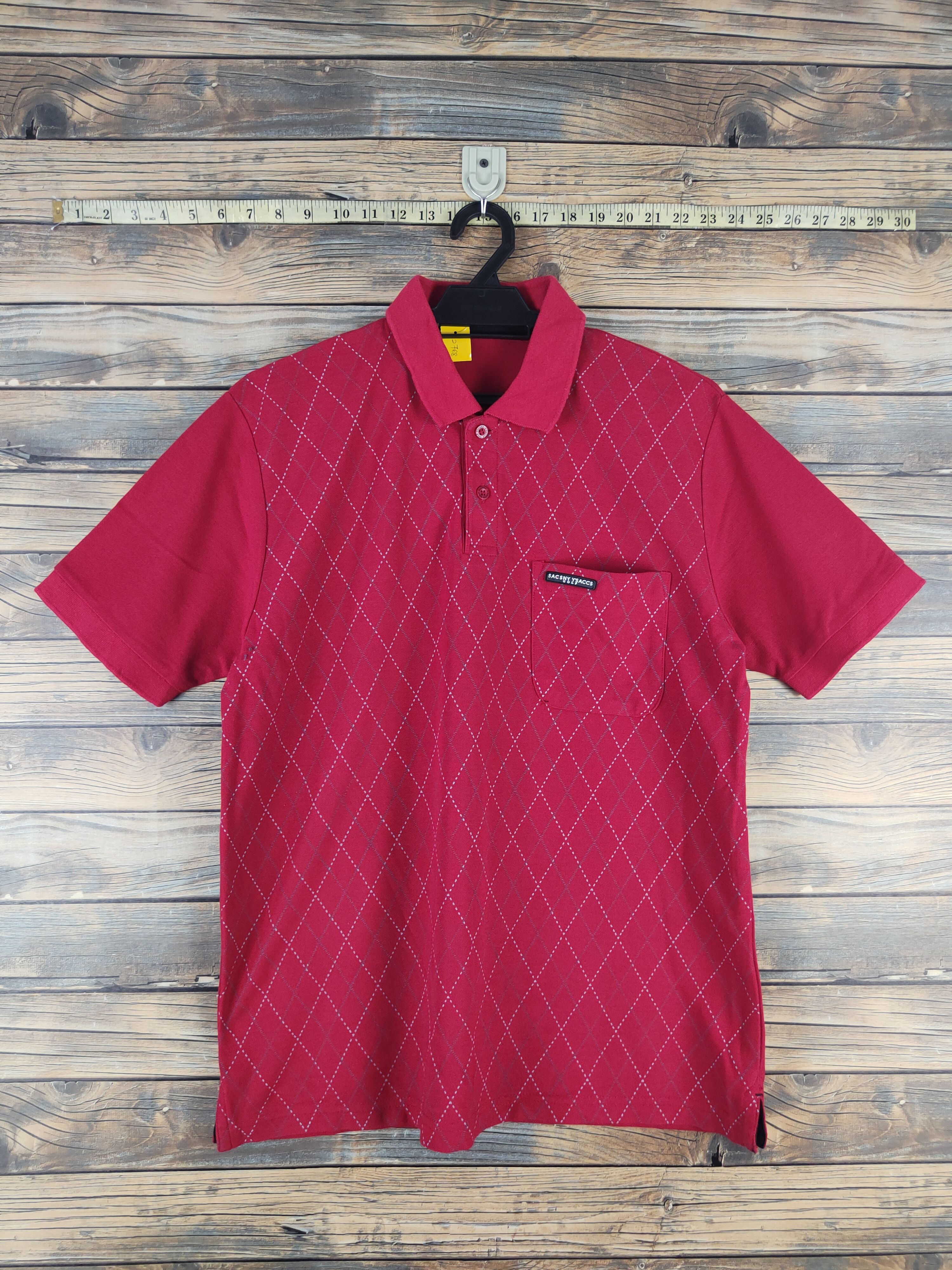 Yohji Yamamoto DL Sacsny Y'saccs yohji yamamoto Golf Red Polos #2768 Size US L / EU 52-54 / 3 - 1 Thumbnail