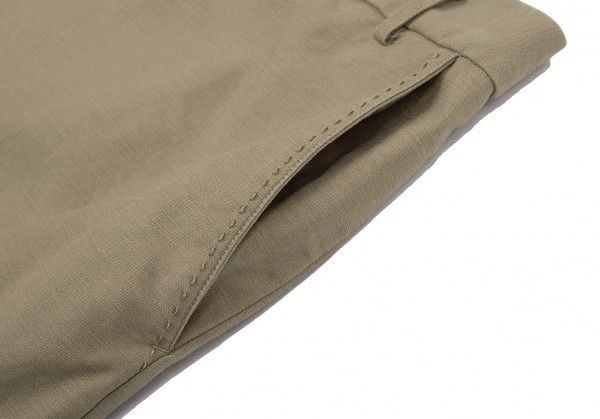 Yohji Yamamoto Yohji YamamotoKhaki Retro Fake Two-Piece Design Pants 2503- Size US 28 / EU 44 - 5 Thumbnail