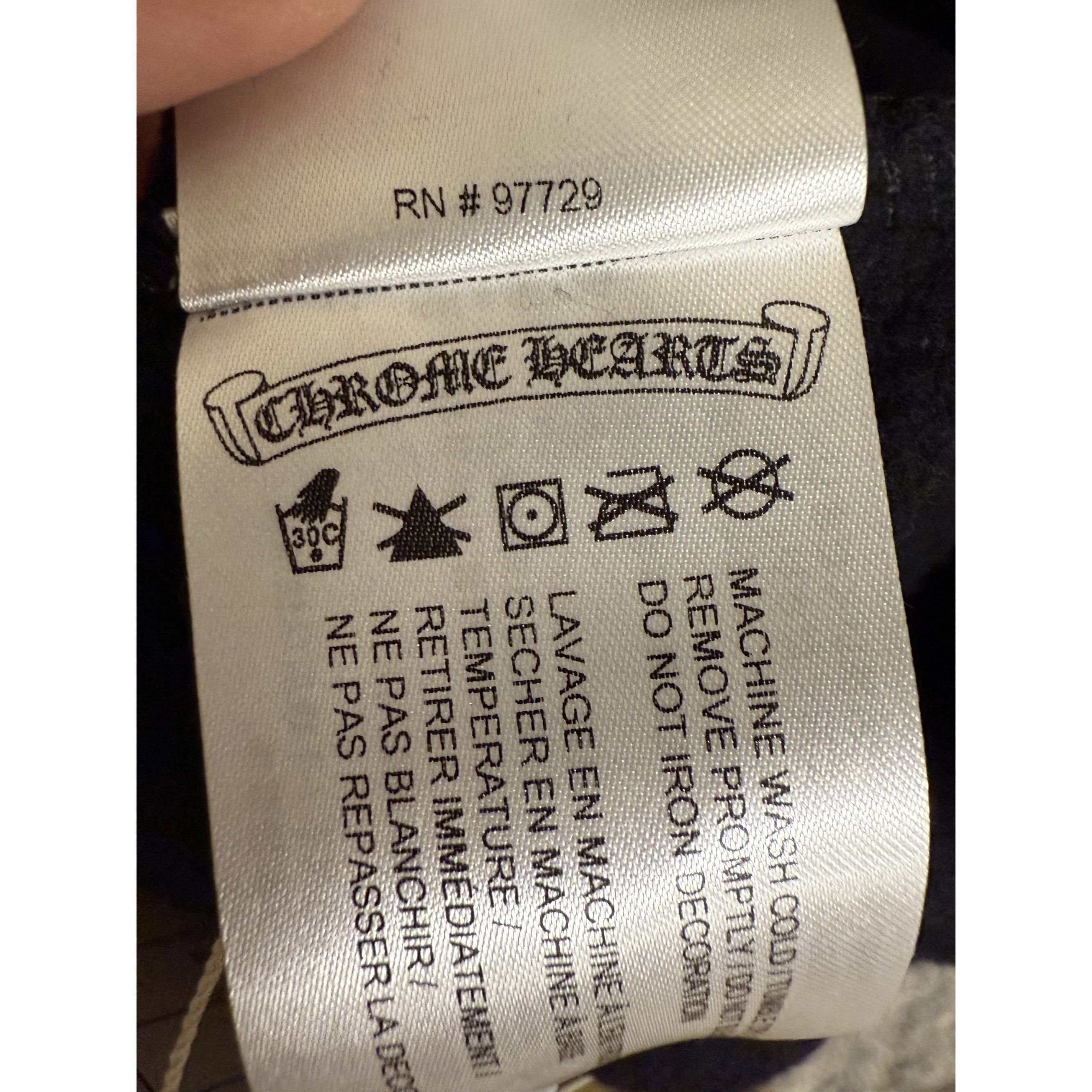 Chrome Hearts Chrome Hearts Black Zip-Up Hoodie With Graphic Back & Foti L Size US M / EU 48-50 / 2 - 7 Thumbnail