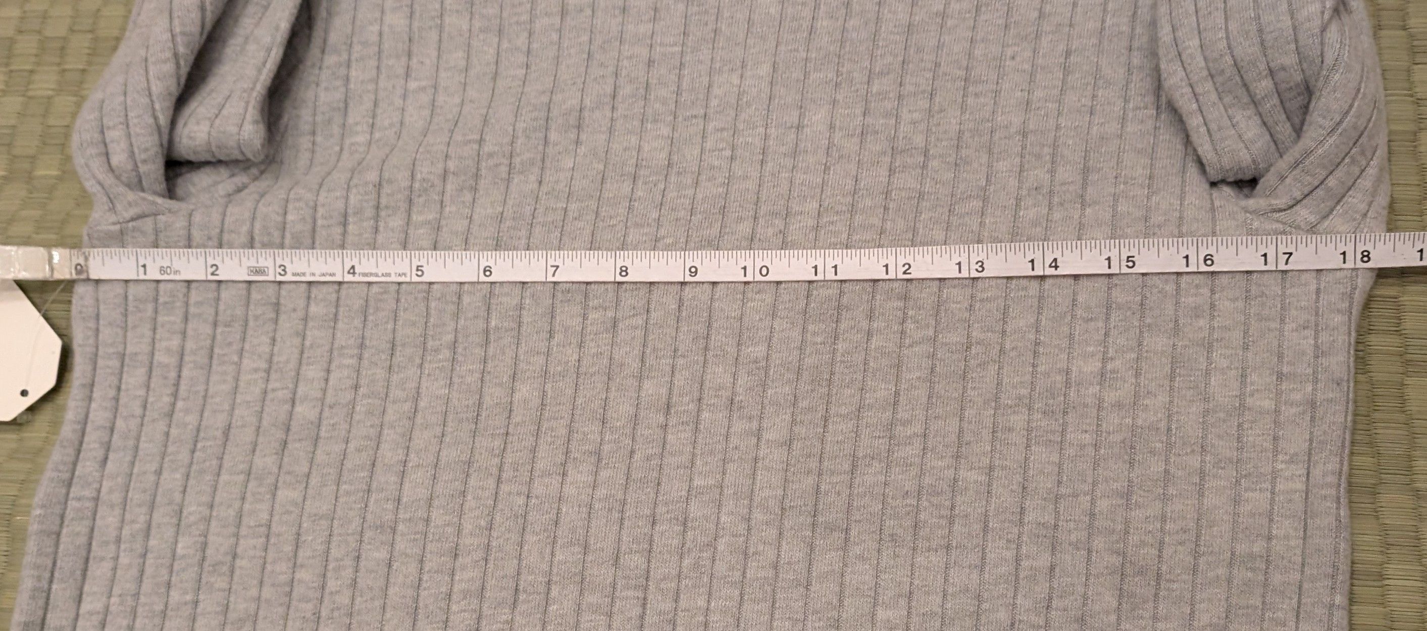 DONNI. NWT Donnie The Sweater Rib Turtleneck Dress Light Gray Size S / US 4 / IT 40 - 6 Thumbnail