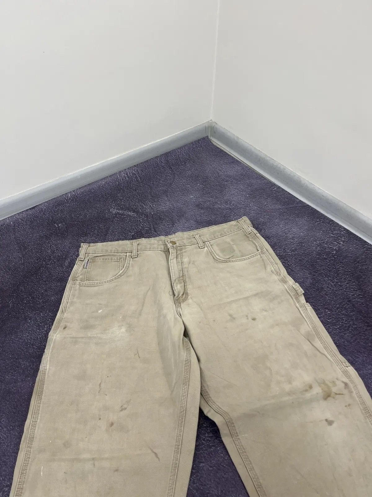Carhartt × Vintage Vintage Carhartt Flame Resistant Hype Carpenter Baggy Pants Size US 36 / EU 52 - 7 Thumbnail