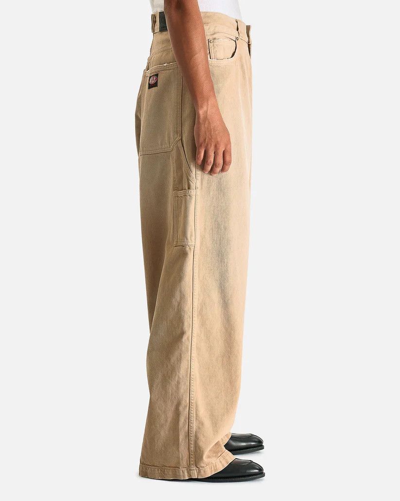 Willy Chavarria o1s1v1r1oon0825 Xl Carpenter Jean in Light Beige/Travertine Size US 30 / EU 46 - 4 Thumbnail