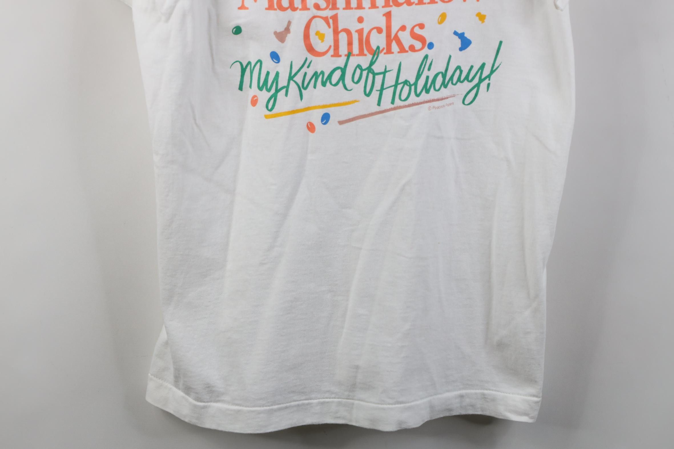 Vintage Vintage 90s Jelly Beans Chocolate Bunnies Easter T-Shirt Size L / US 10 / IT 46 - 3 Thumbnail