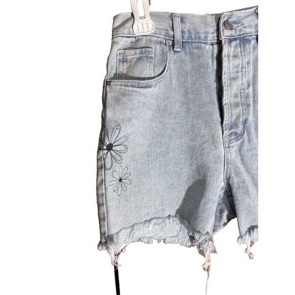 Pacsun Pacsun Women 90S Girlfriend Button Fly Denim Short 26 Size 26" / US 2 / IT 38 - 2 Thumbnail