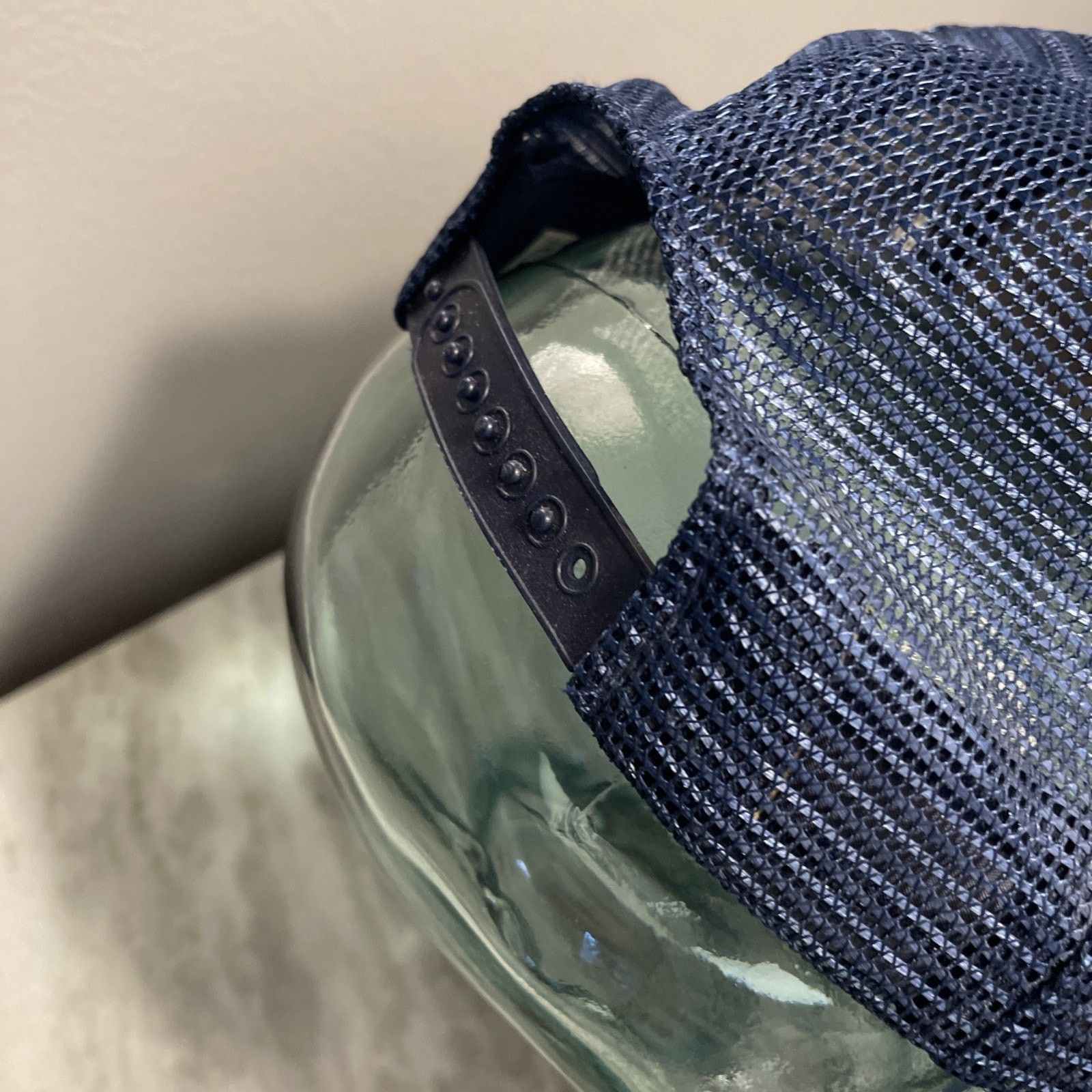 Vintage JEVIC Snapback Adult Baseball Ball Hat Vintage Navy Yellow Size ONE SIZE - 6 Thumbnail