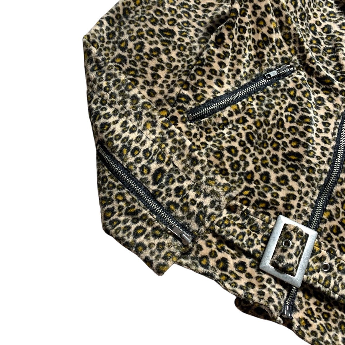 Vintage Devil N Bass Asymmetrical Leopard Bikers Jacket Lgb Style Size US L / EU 52-54 / 3 - 4 Thumbnail