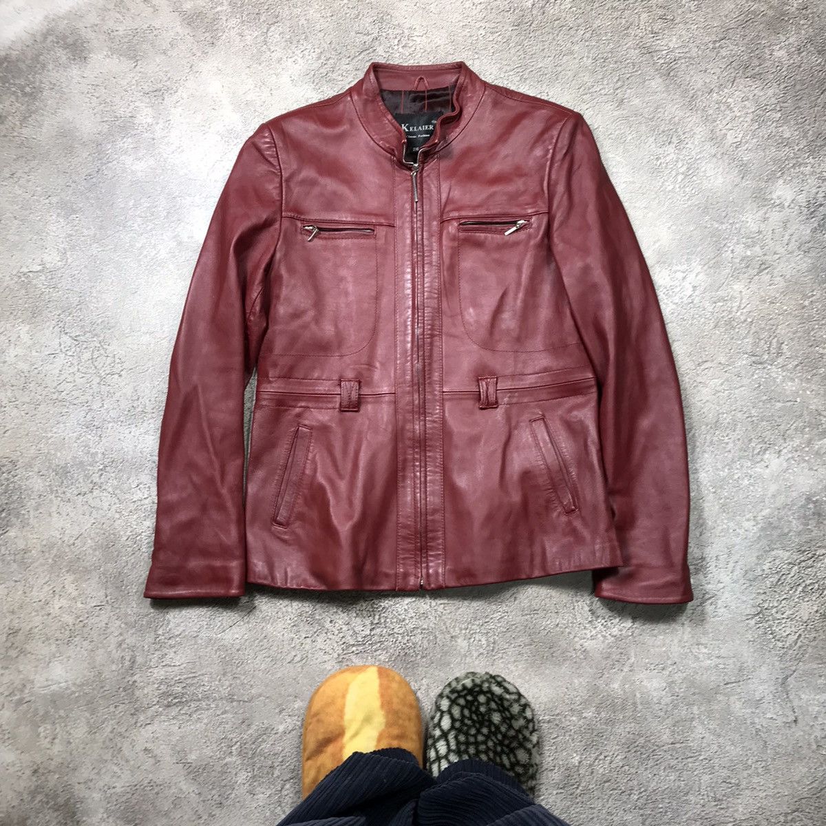 Japanese Brand VINTAGE Y2K LEATHER JACKET JAPAN CASUAL STREETWEAR 90s Size L / US 10 / IT 46 - 1 Thumbnail