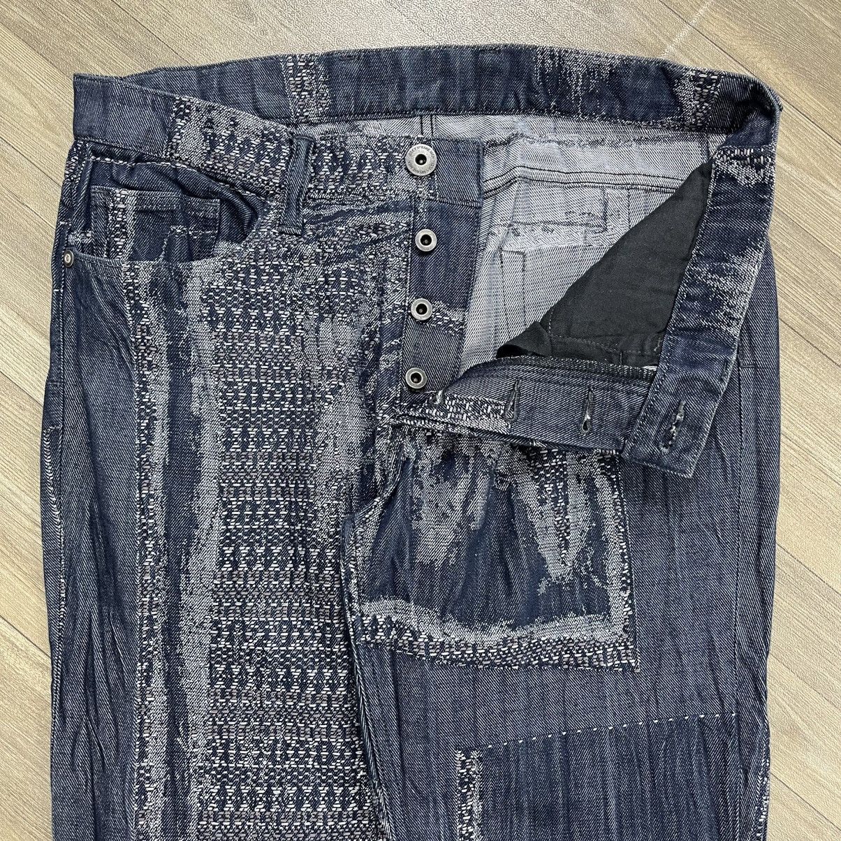 Issey Miyake Archive💥 Vintage Issey Miyake Men Patchwork Boro Jeans Size US 32 / EU 48 - 5 Thumbnail