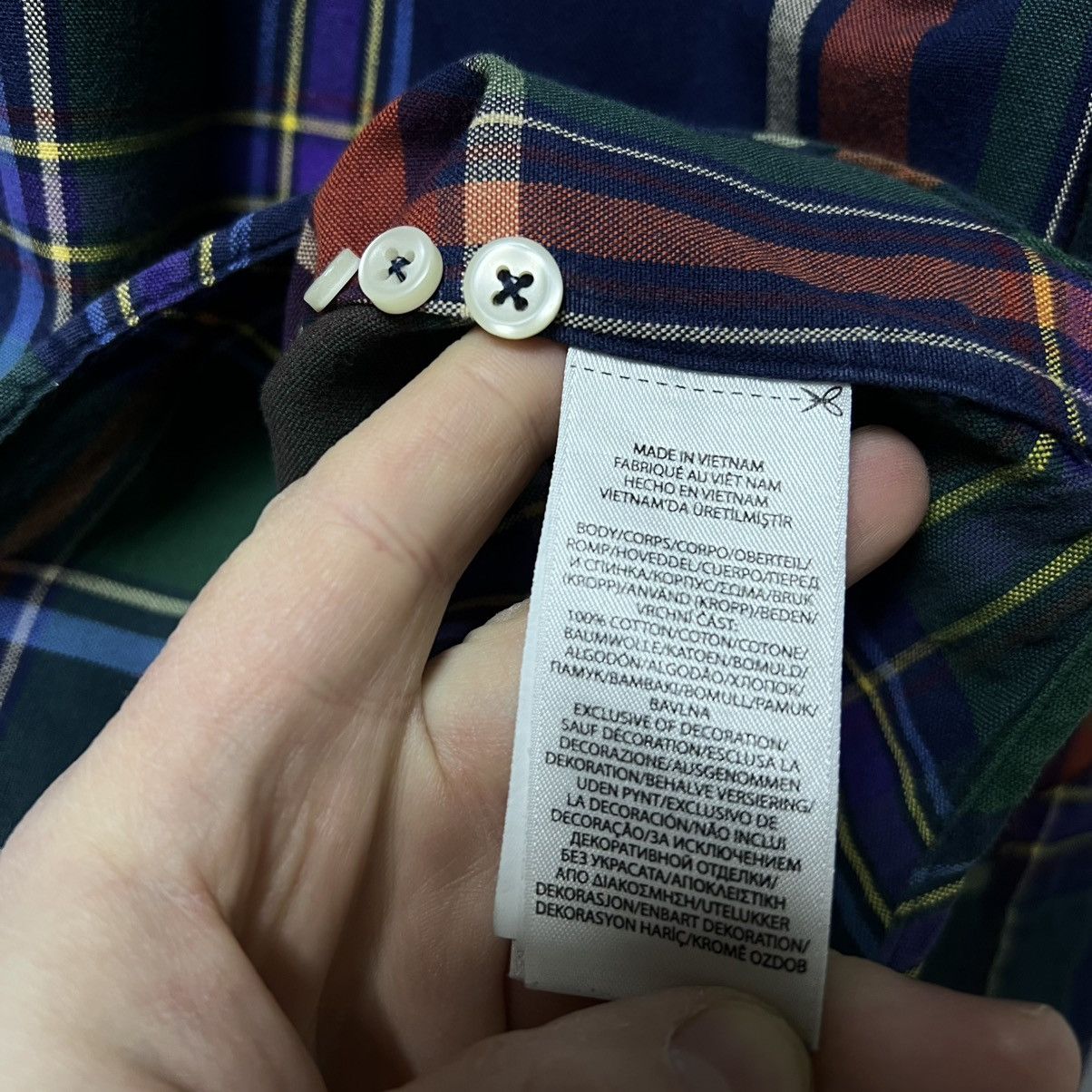 Polo Ralph Lauren Polo Ralph Lauren Plaid Shirt Button Up Men’s Size M Size US M / EU 48-50 / 2 - 9 Thumbnail