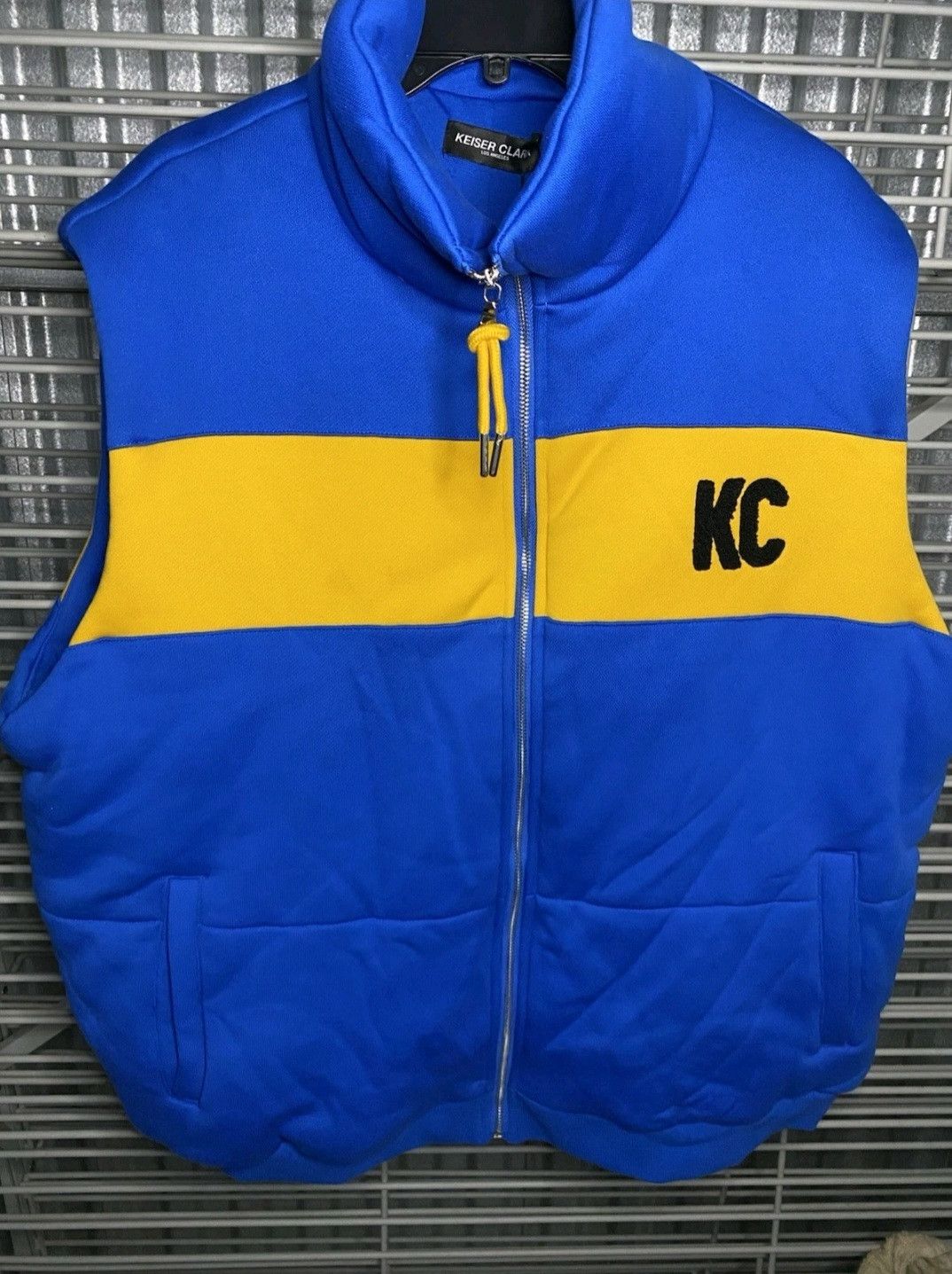 Keiser Clark keiser clark moon rocks Blue Yellow puffer Full Zip Size XL Size US XL / EU 56 / 4 - 1 Thumbnail