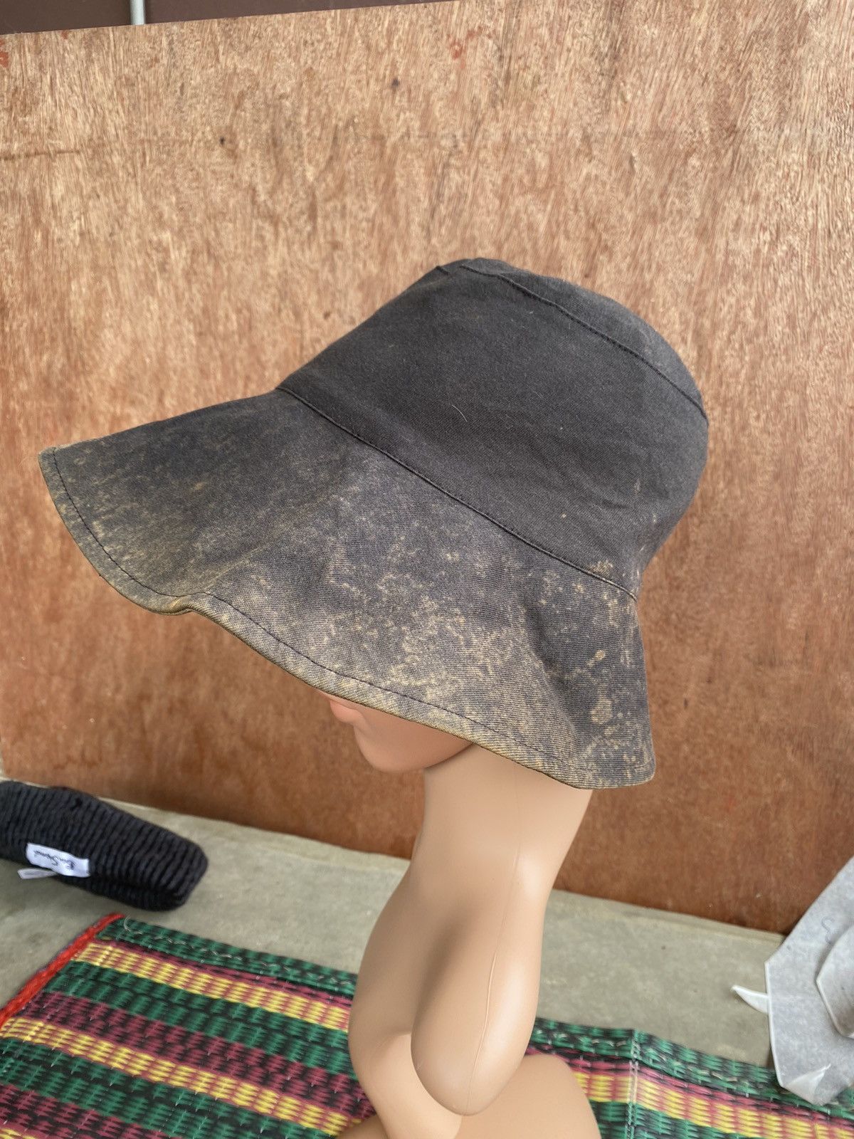 agnes b. Vintage Agnes B Distressed Faded Wide Brim Hat Size ONE SIZE - 5 Thumbnail