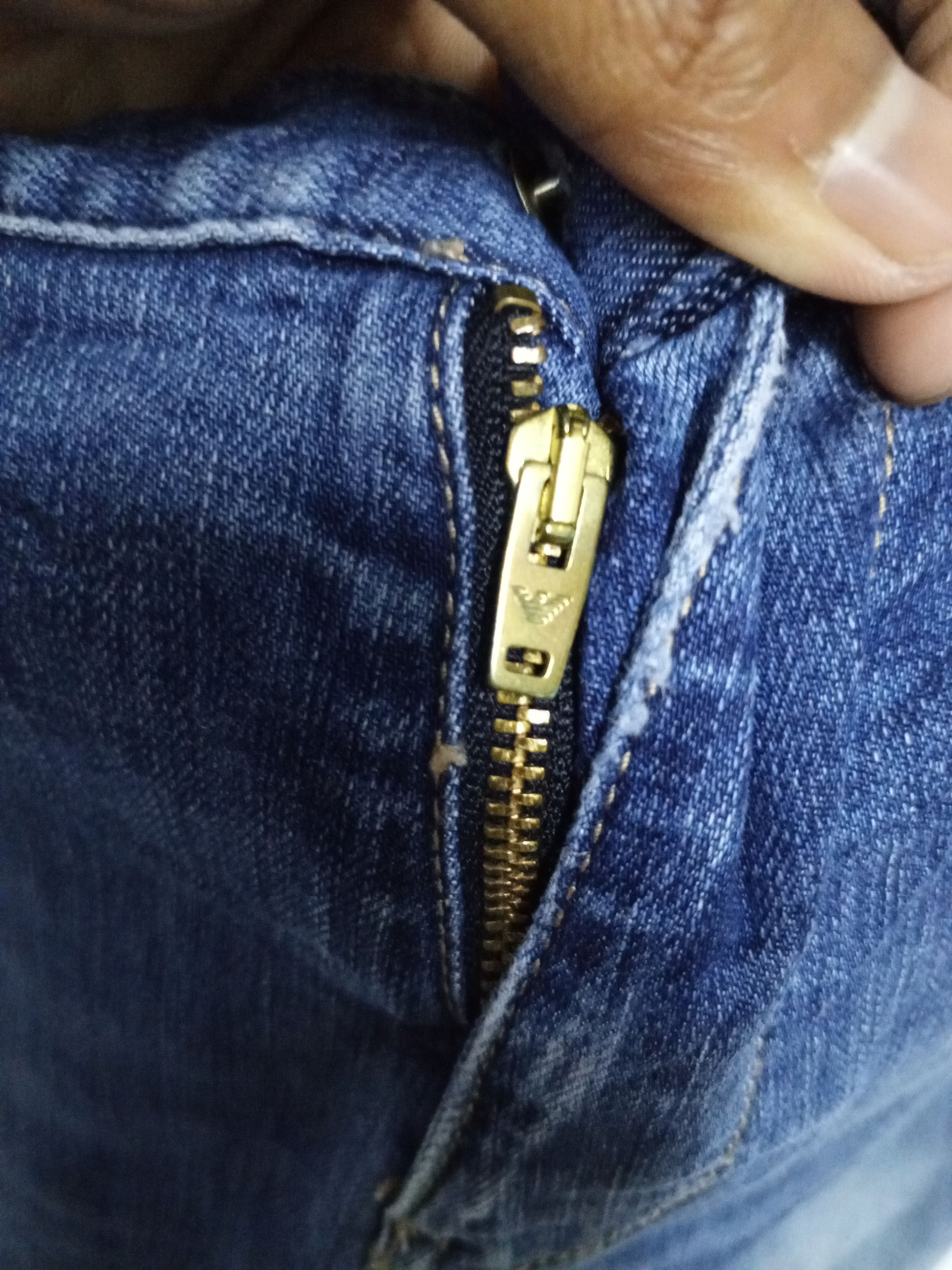 Emporio Armani × Vintage EMPORIO ARMANI JEANS BLUE Size US 34 / EU 50 - 8 Thumbnail