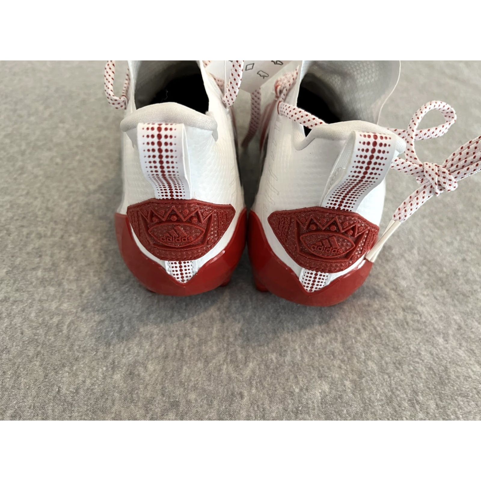 Adidas Adidas Adizero Cleat Football Mens Size 8 Floral White Red FU6708 Multicolor Cleat Adizero Football Shoes Mens Size US 8 / EU 41 - 6 Thumbnail