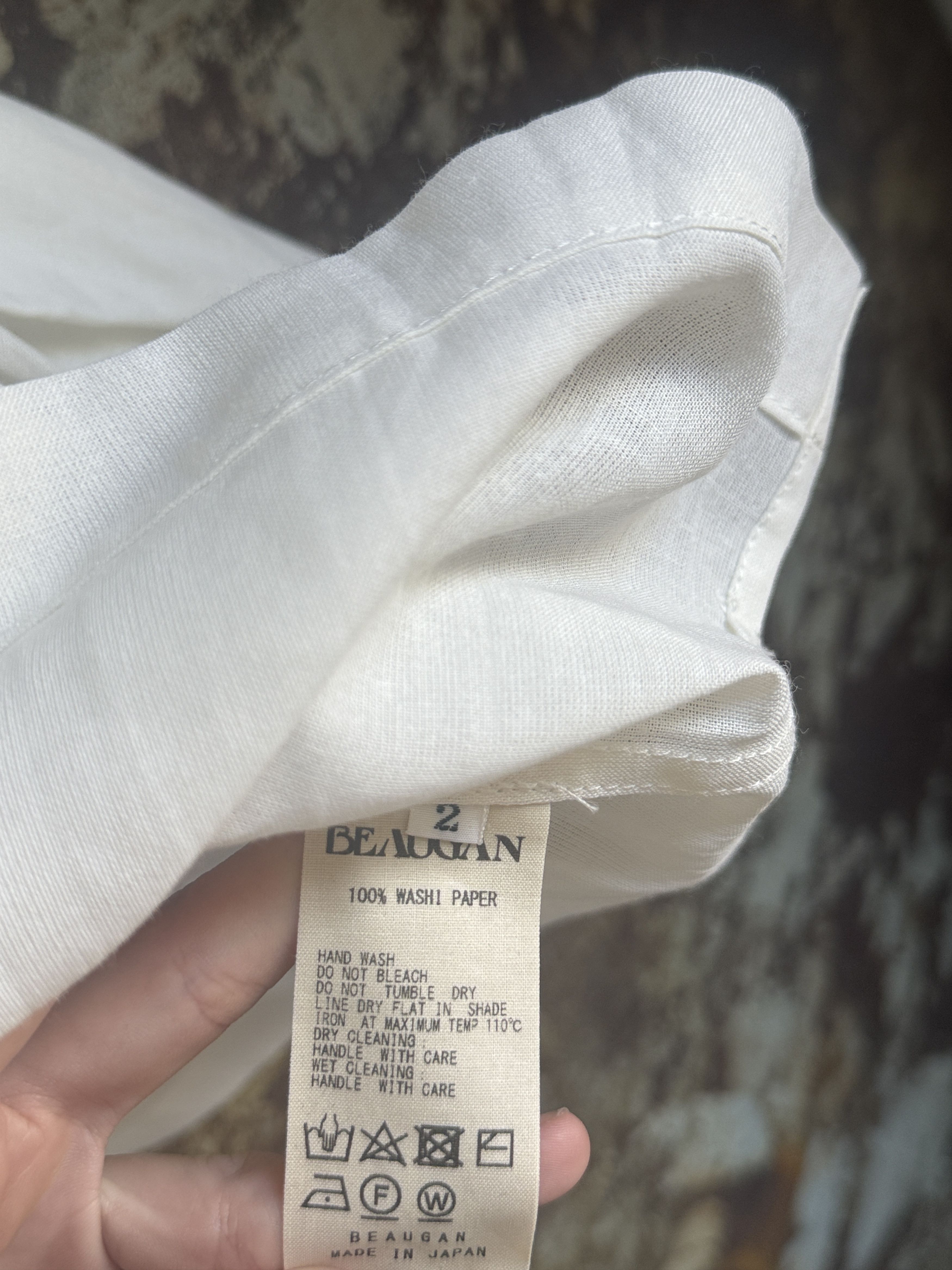Beaugan $800 NWT BEAUGAN PAJAMA SHIRT IN BONE Size S / US 4 / IT 40 - 11 Thumbnail