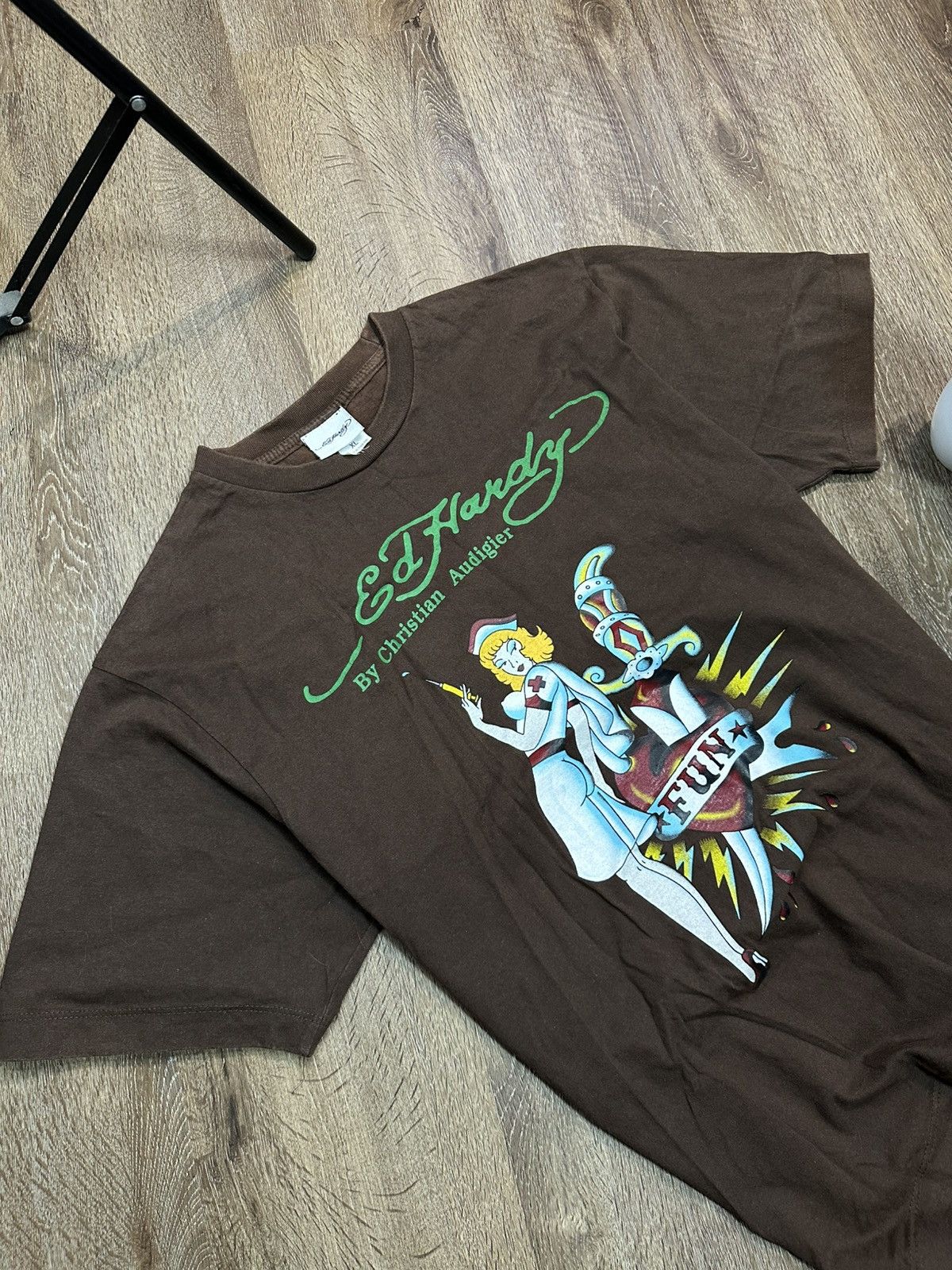 Ed Hardy Ed Hardy By Christian Audigier Doctor Fun T-Shirt Size US XL / EU 56 / 4 - 2 Thumbnail